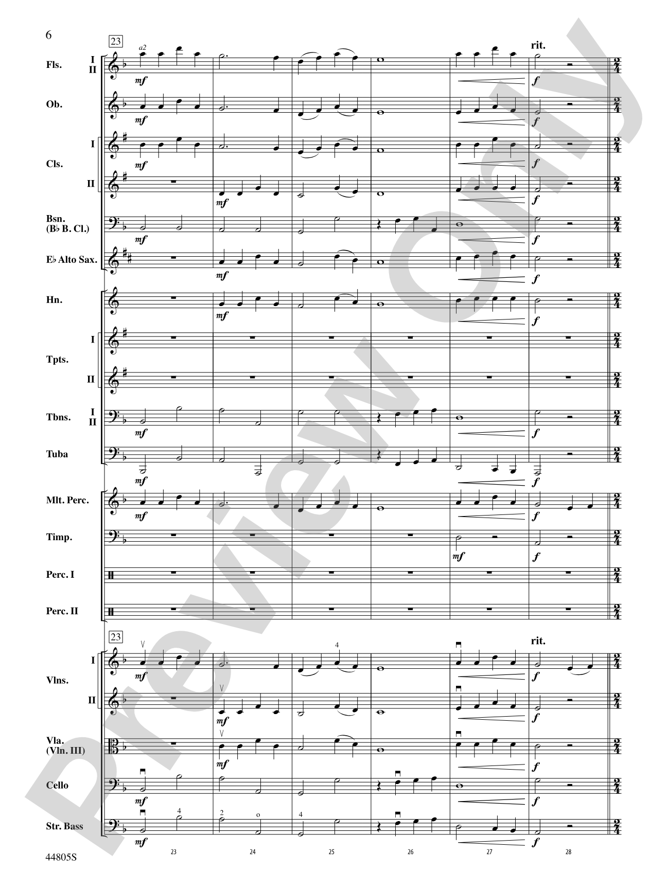 Realms of Endless Day: Full Orchestra Conductor Score & Parts