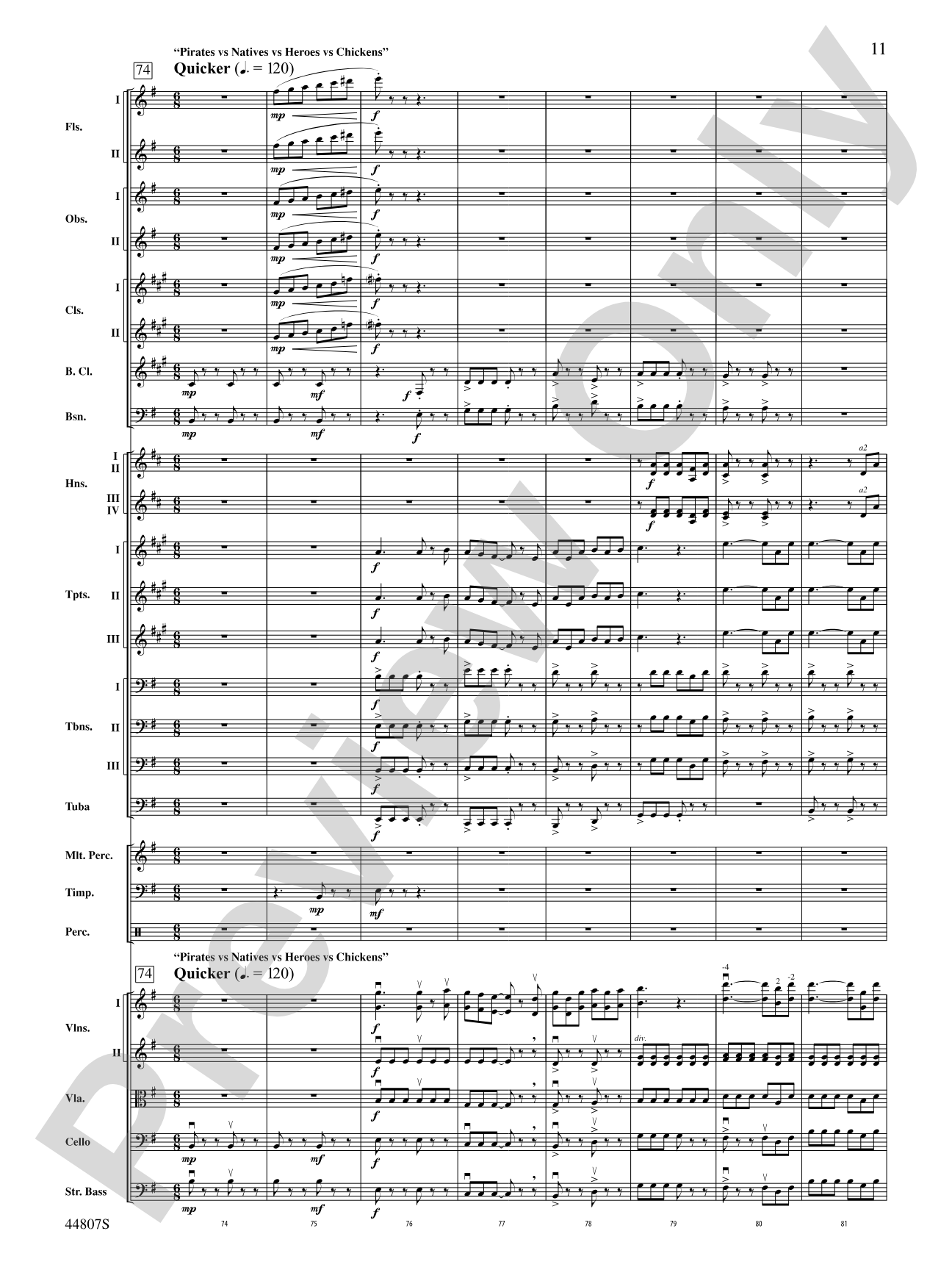 Pan: Highlights from the Warner Bros. Pictures Motion Picture Soundtrack: Full Orchestra Conductor Score & Parts