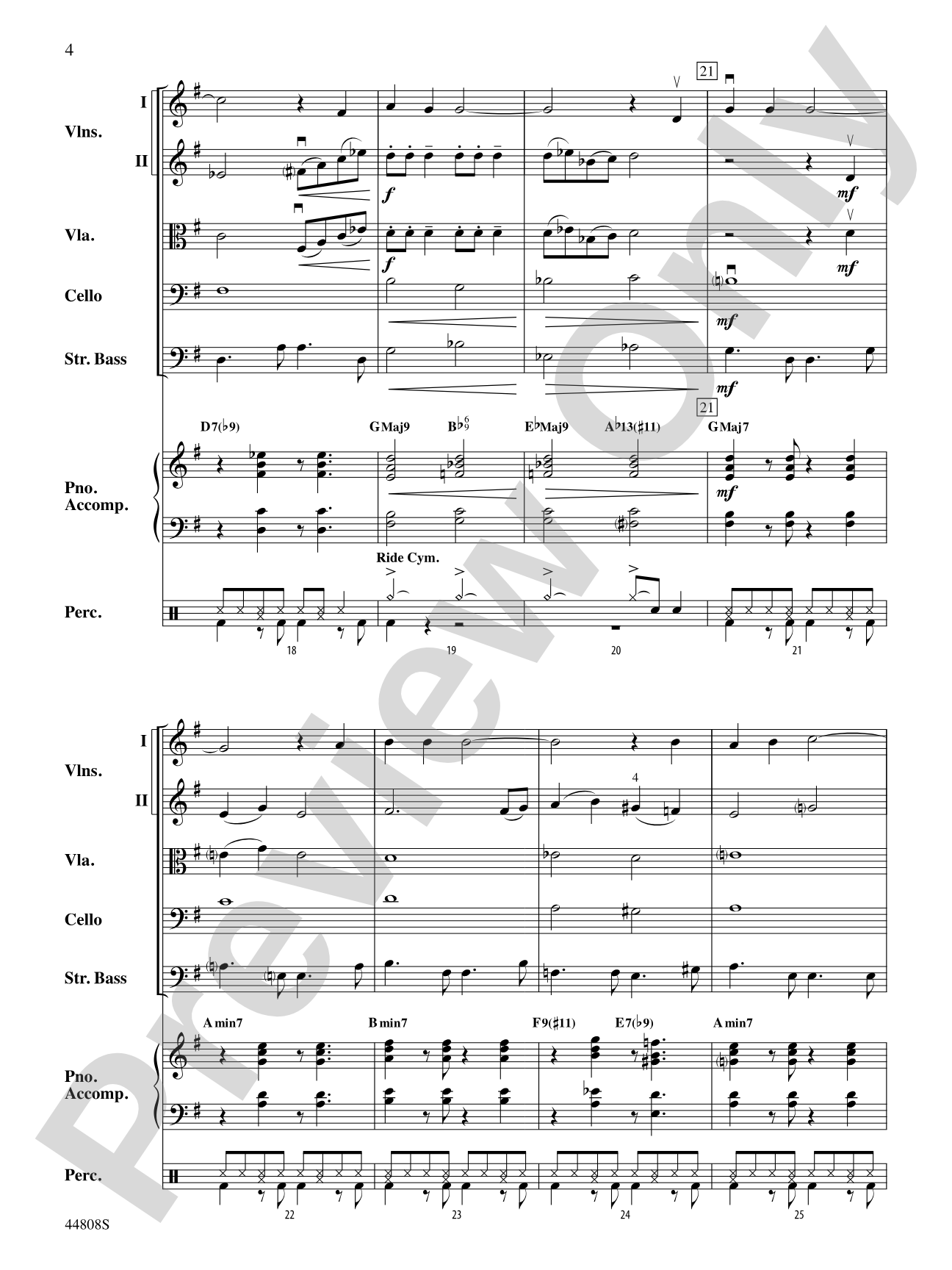 Christmas in the Caribbean: String Orchestra Conductor Score & Parts