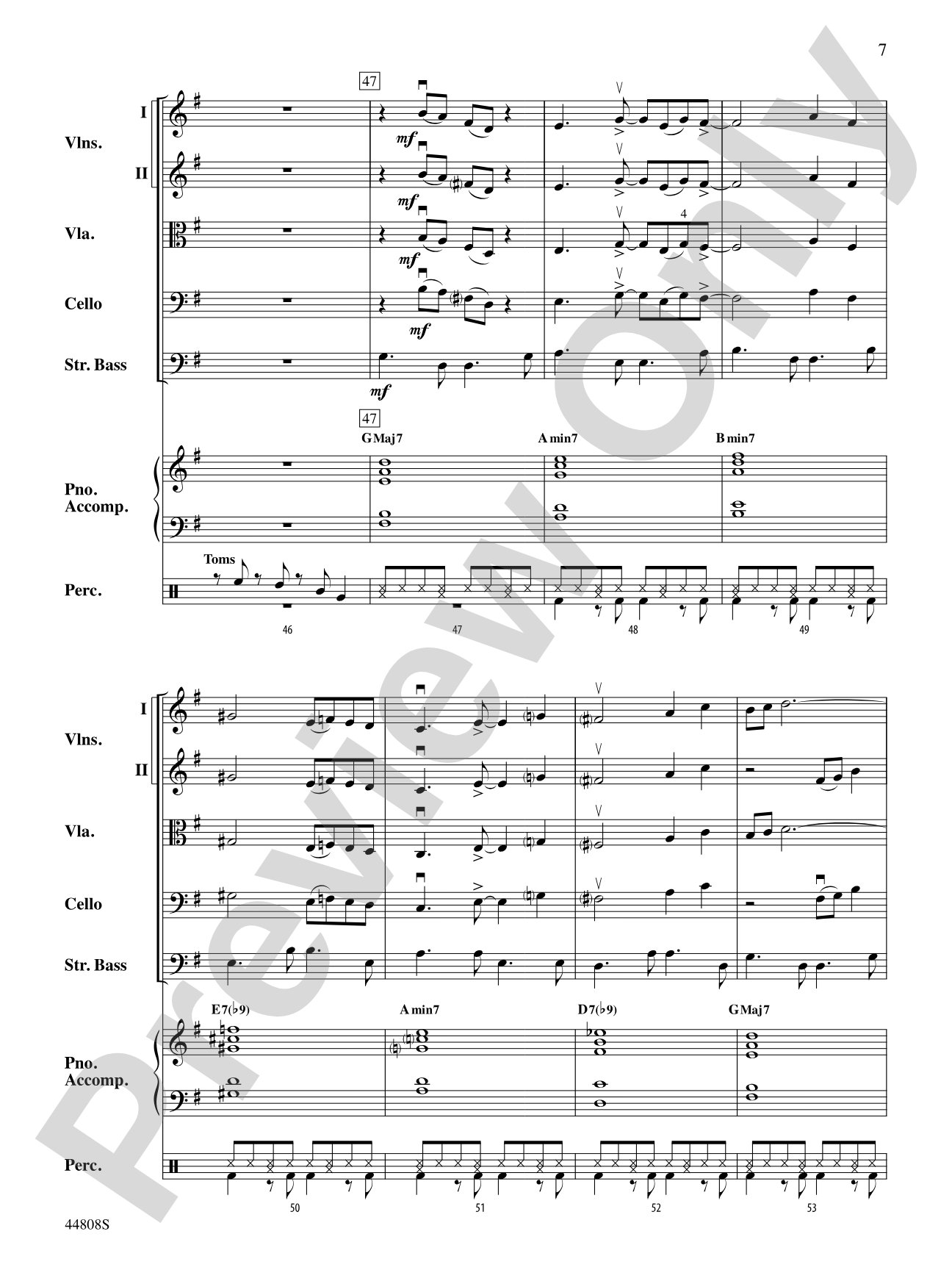 Christmas in the Caribbean: String Orchestra Conductor Score & Parts