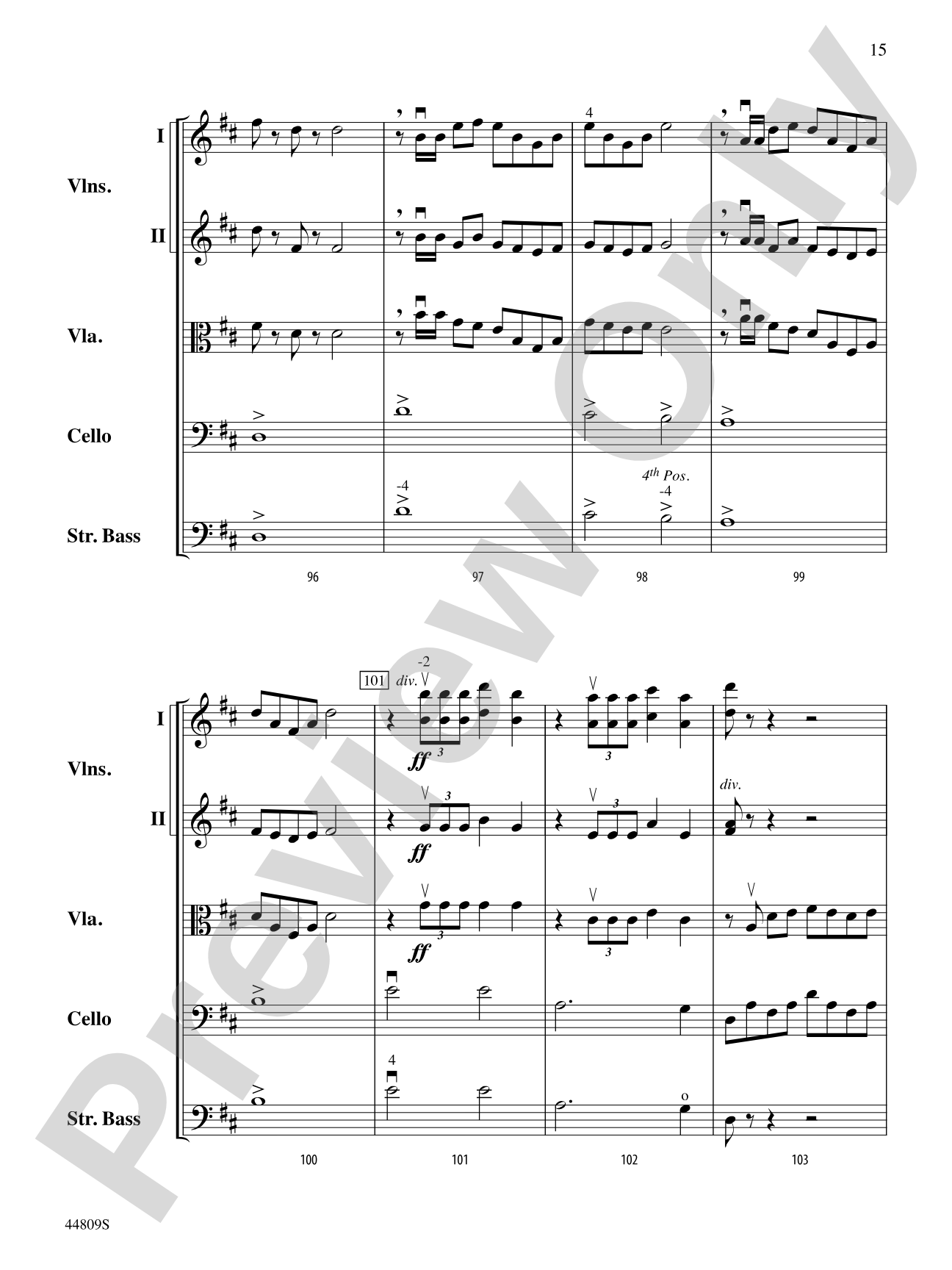 Overtures!: String Orchestra Conductor Score & Parts