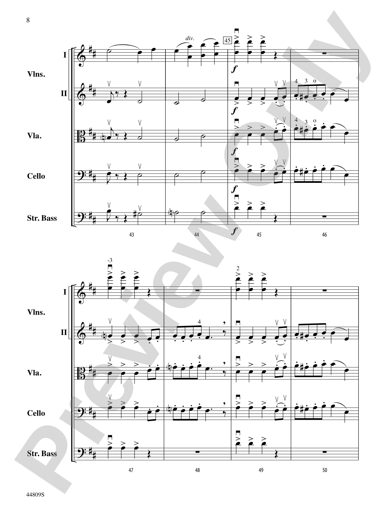 Overtures!: String Orchestra Conductor Score & Parts