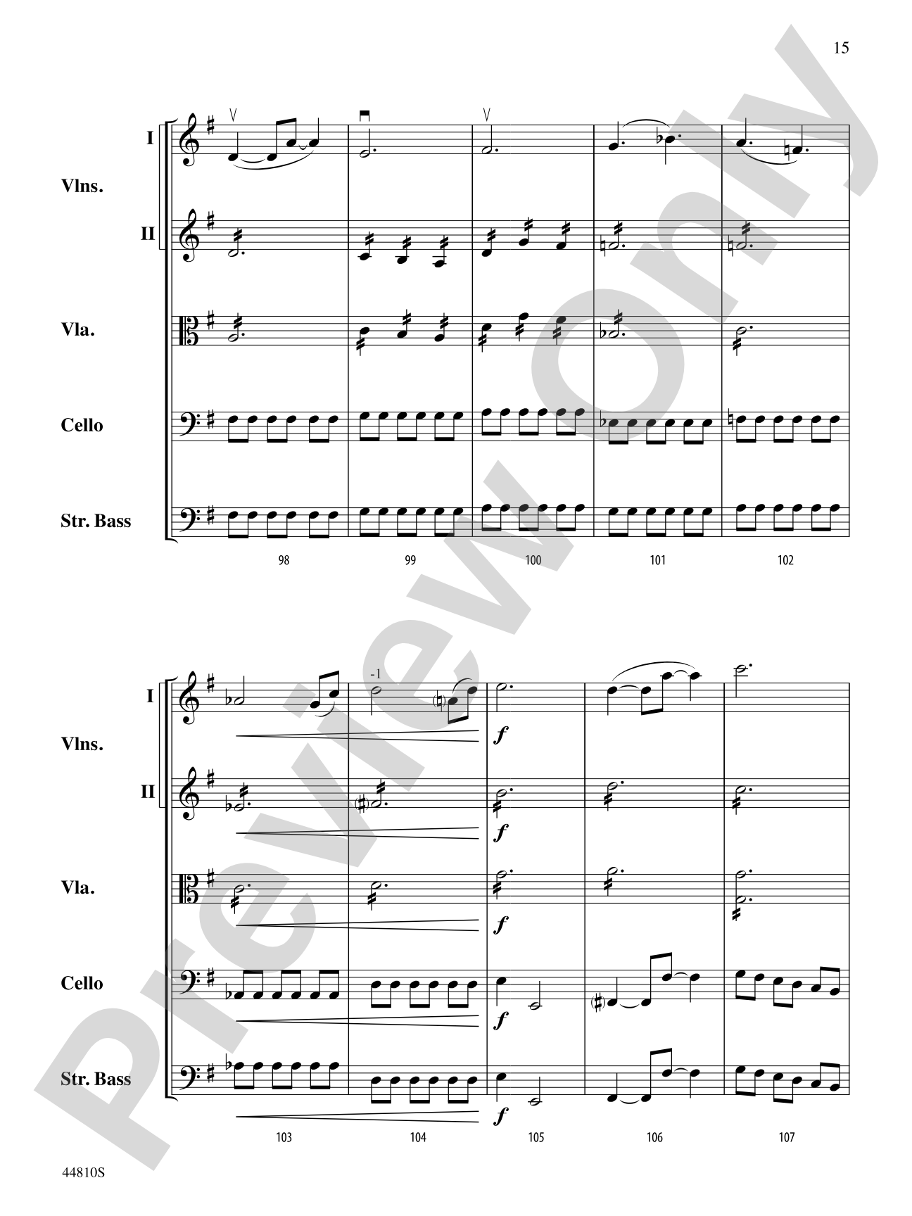 Hidden Dimensions: String Orchestra Conductor Score & Parts