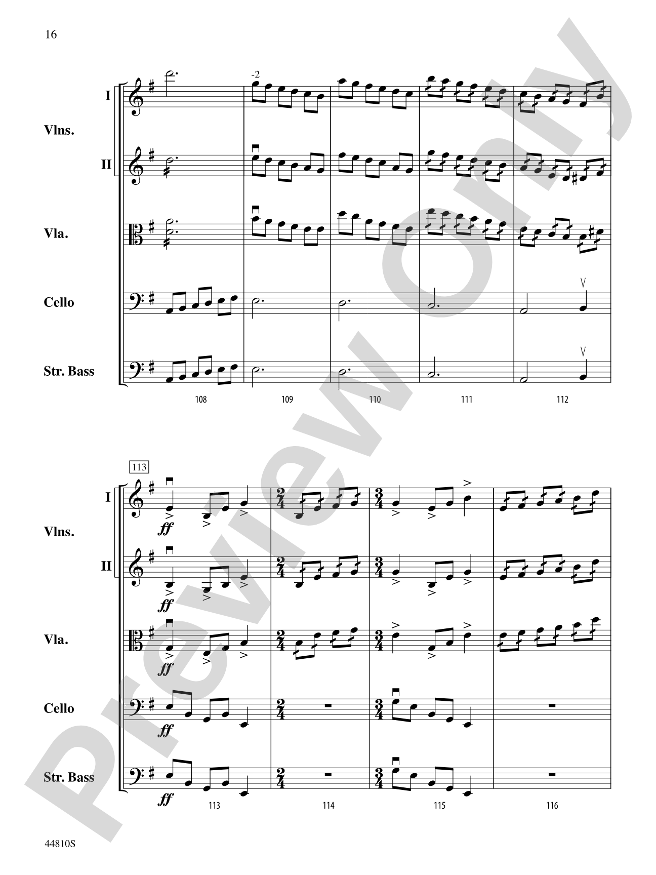 Hidden Dimensions: String Orchestra Conductor Score & Parts