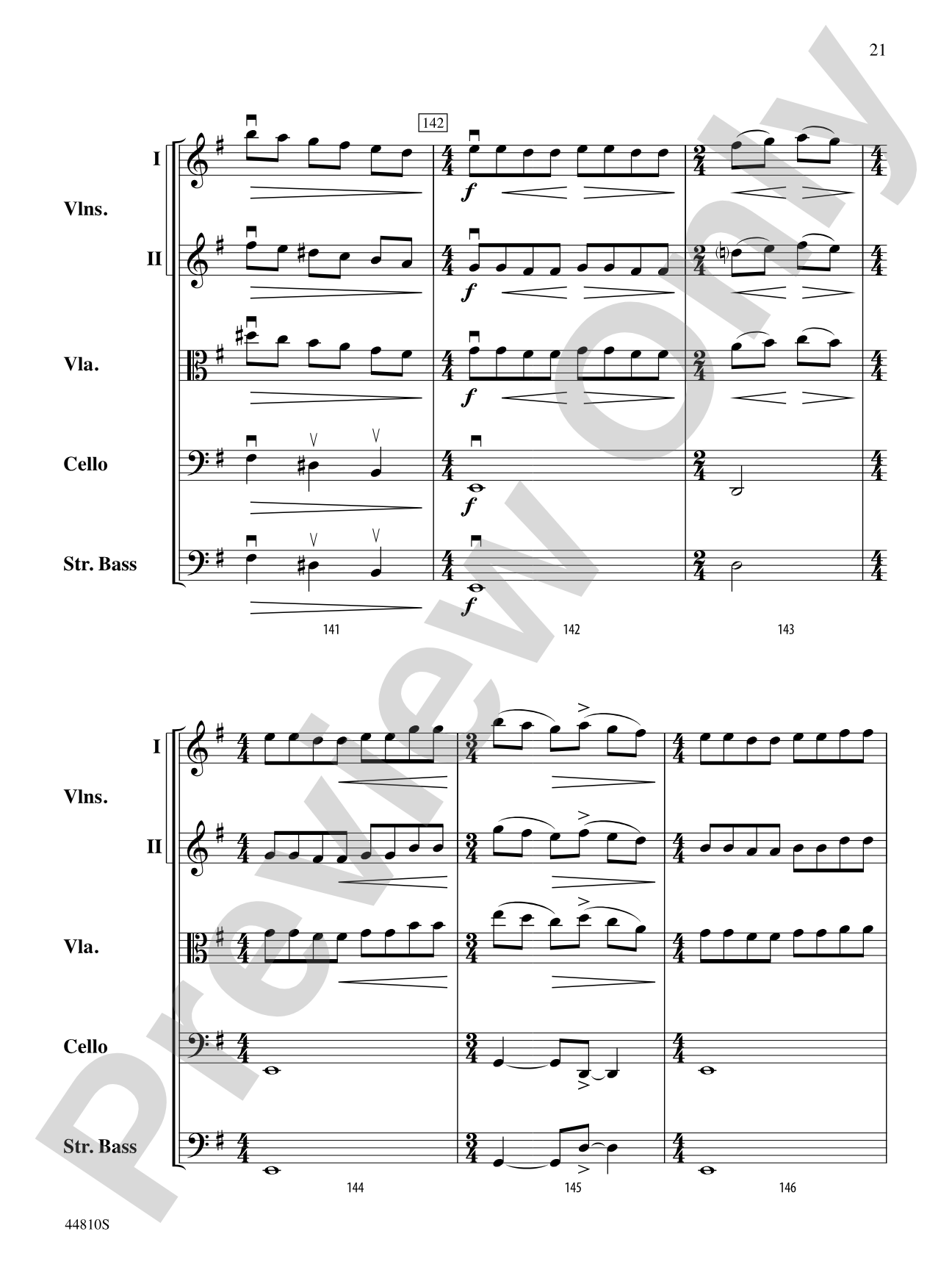 Hidden Dimensions: String Orchestra Conductor Score & Parts