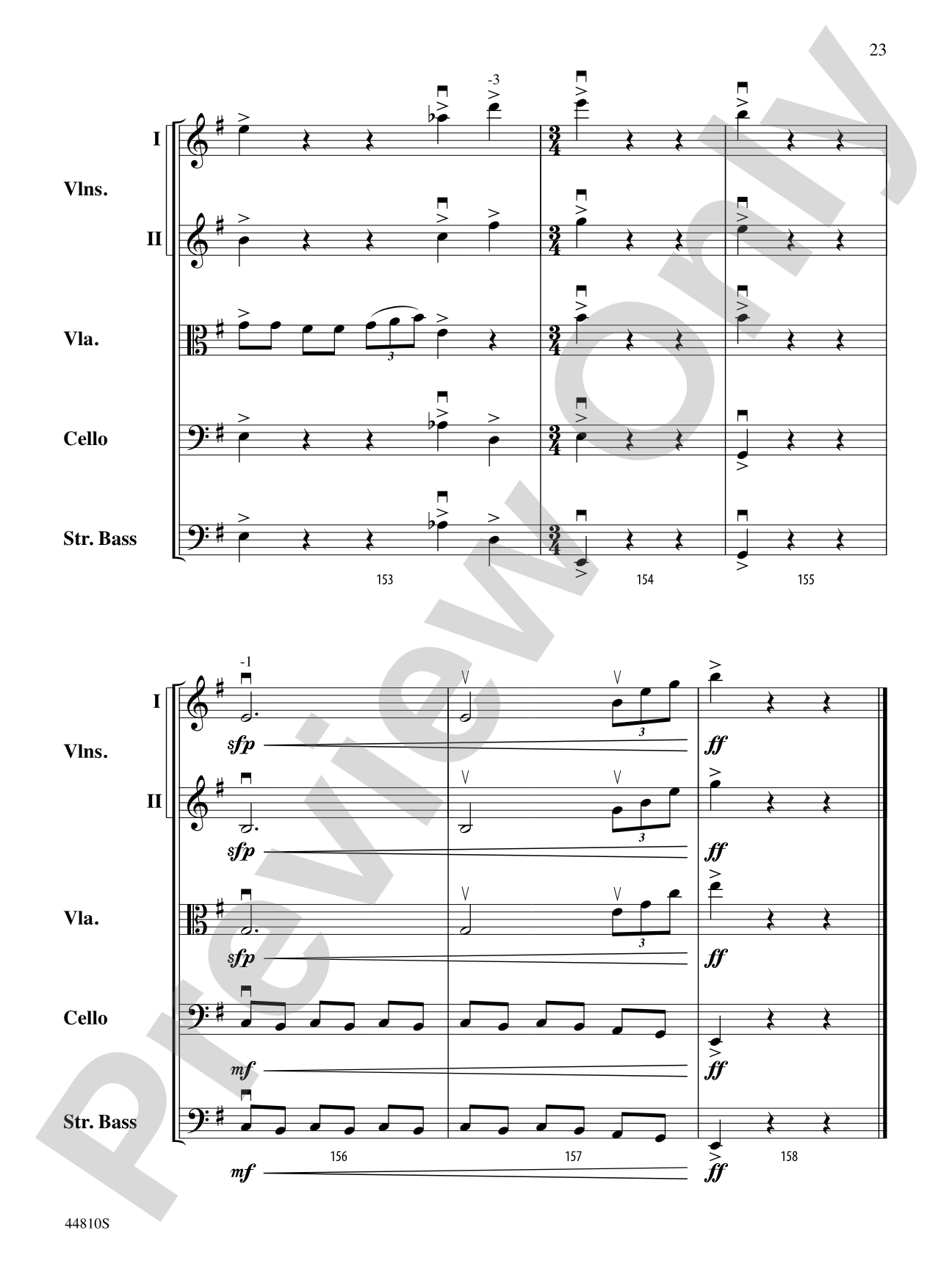 Hidden Dimensions: String Orchestra Conductor Score & Parts