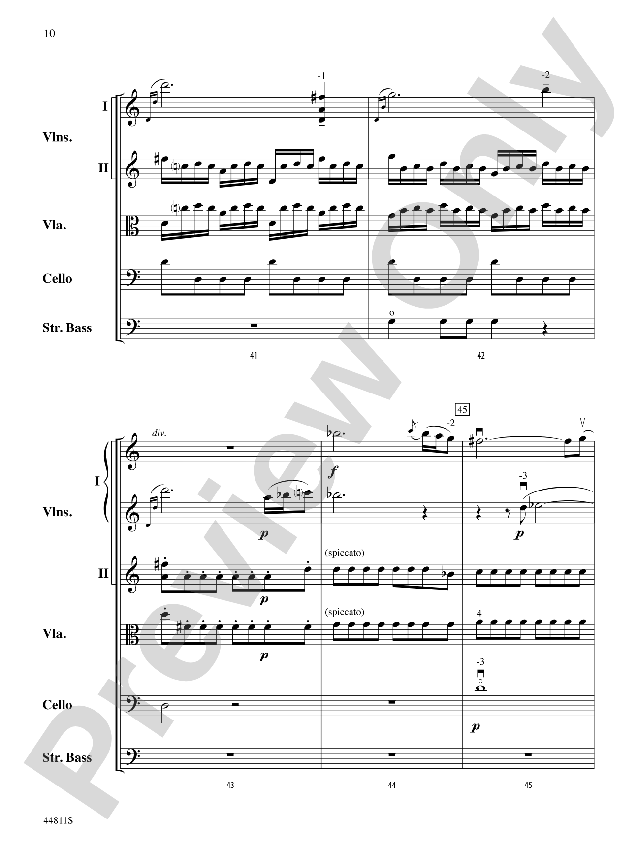 Iphigenia in Aulis: String Orchestra Conductor Score & Parts