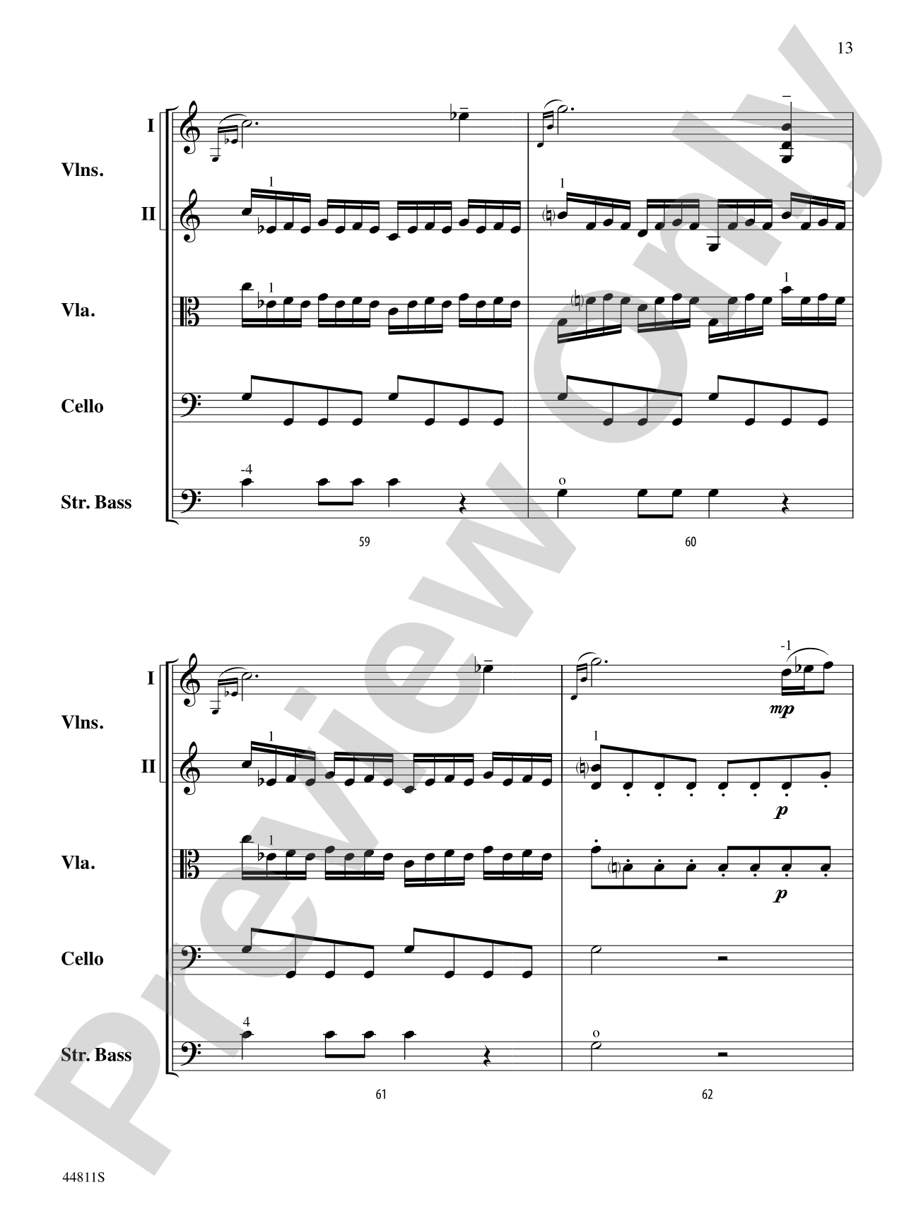 Iphigenia in Aulis: String Orchestra Conductor Score & Parts