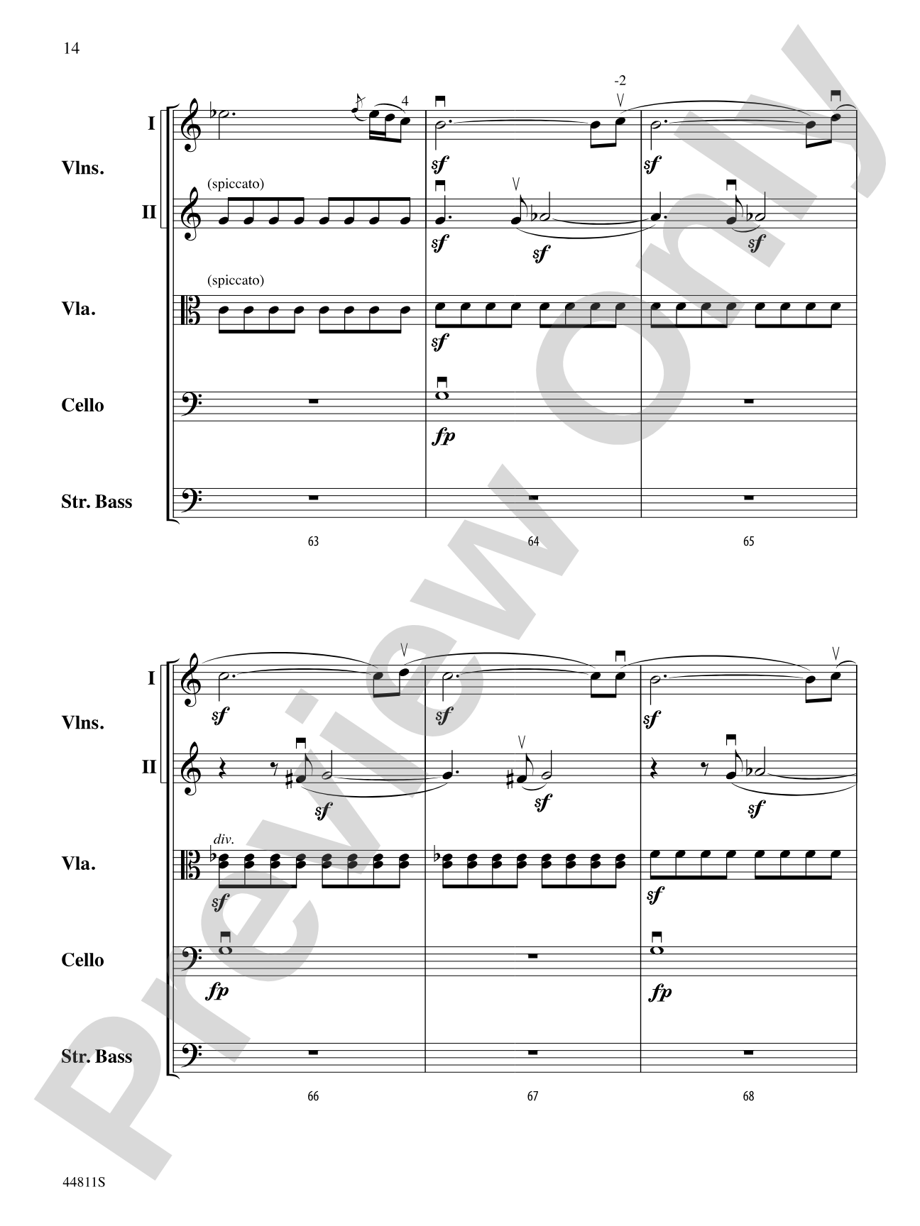 Iphigenia in Aulis: String Orchestra Conductor Score & Parts