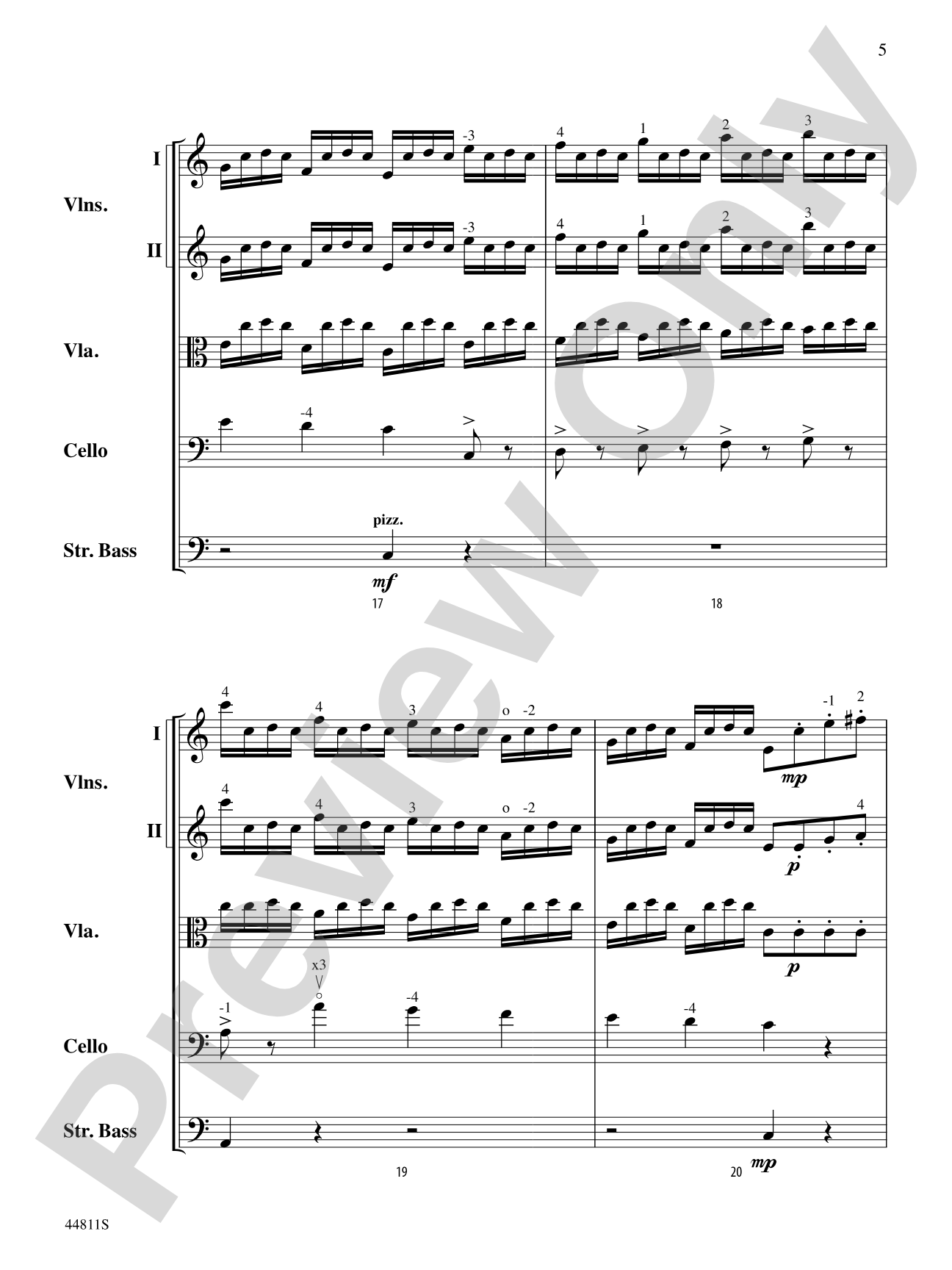 Iphigenia in Aulis: String Orchestra Conductor Score & Parts