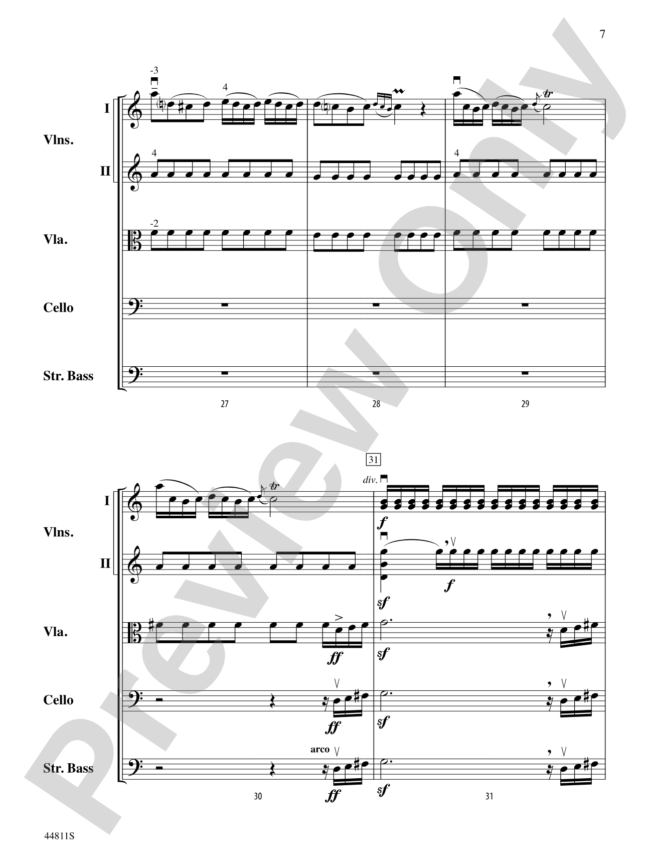 Iphigenia in Aulis: String Orchestra Conductor Score & Parts