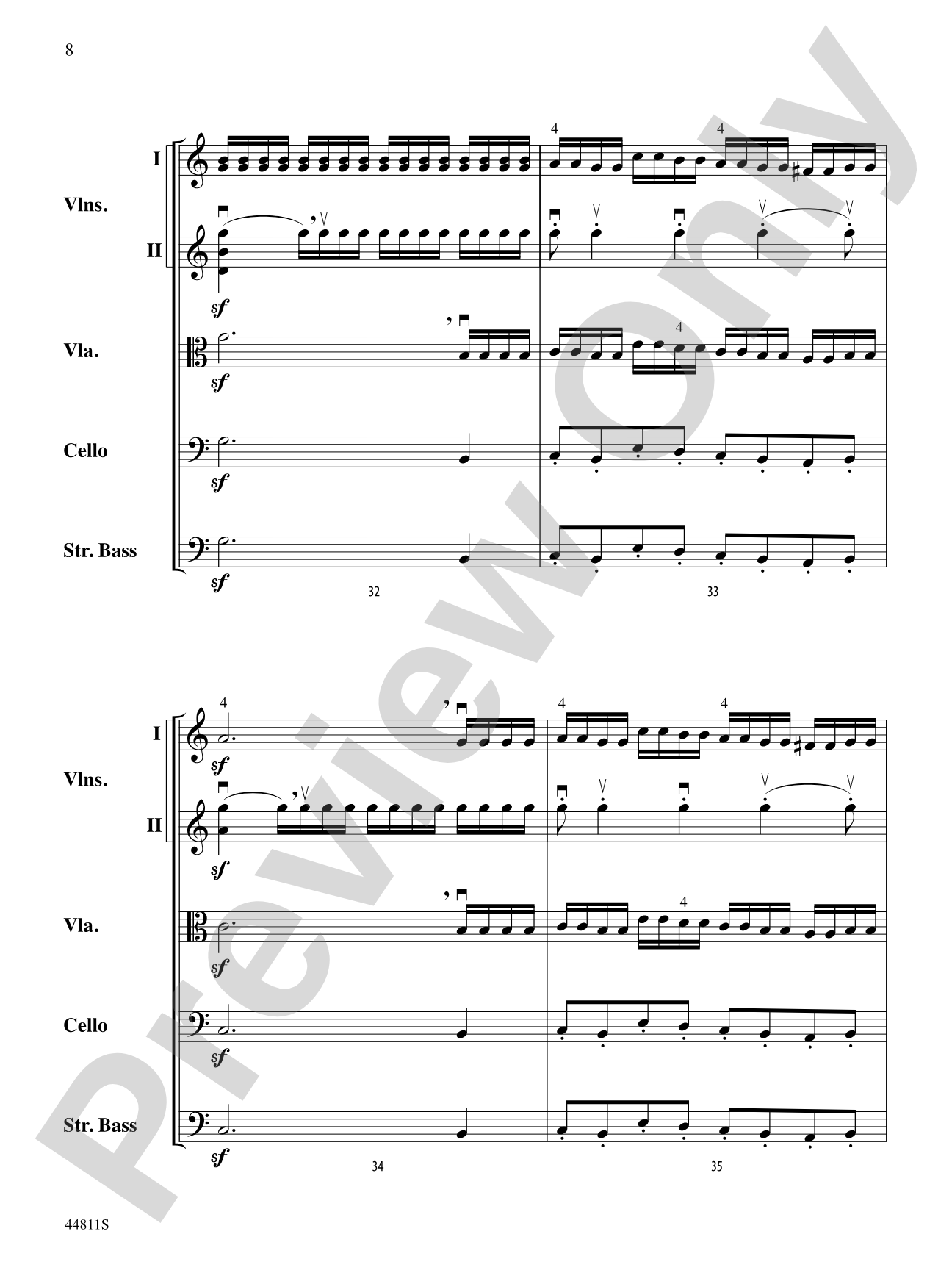 Iphigenia in Aulis: String Orchestra Conductor Score & Parts