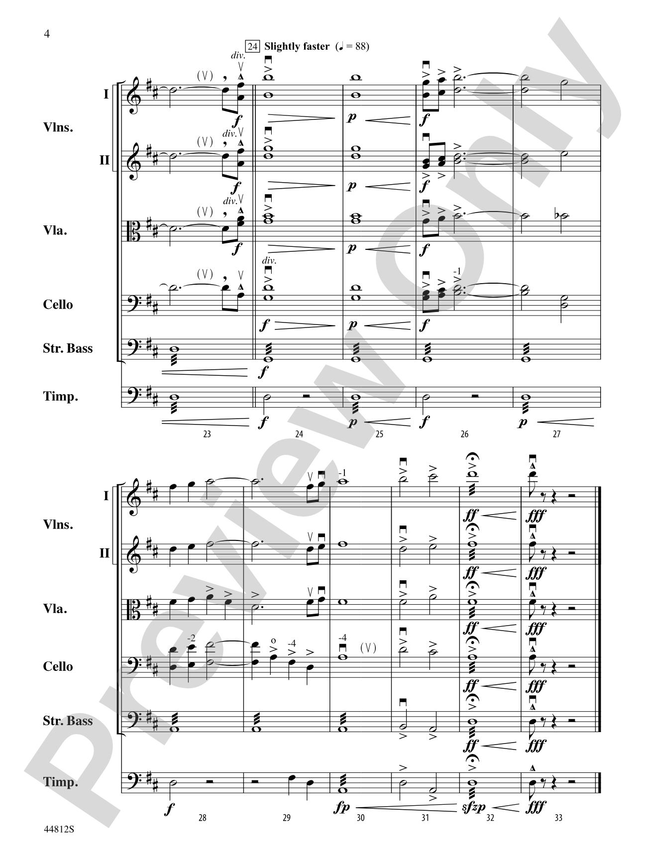 Also Sprach Zarathustra: String Orchestra Conductor Score & Parts