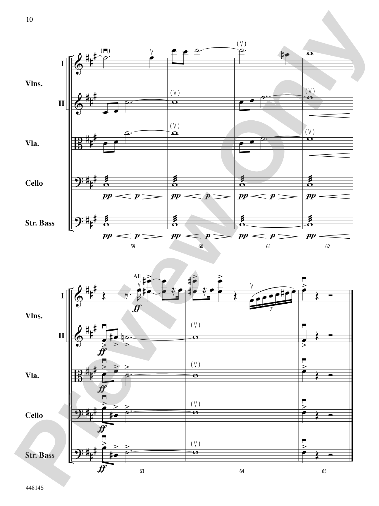 Transylvanian Lullaby: String Orchestra Conductor Score & Parts