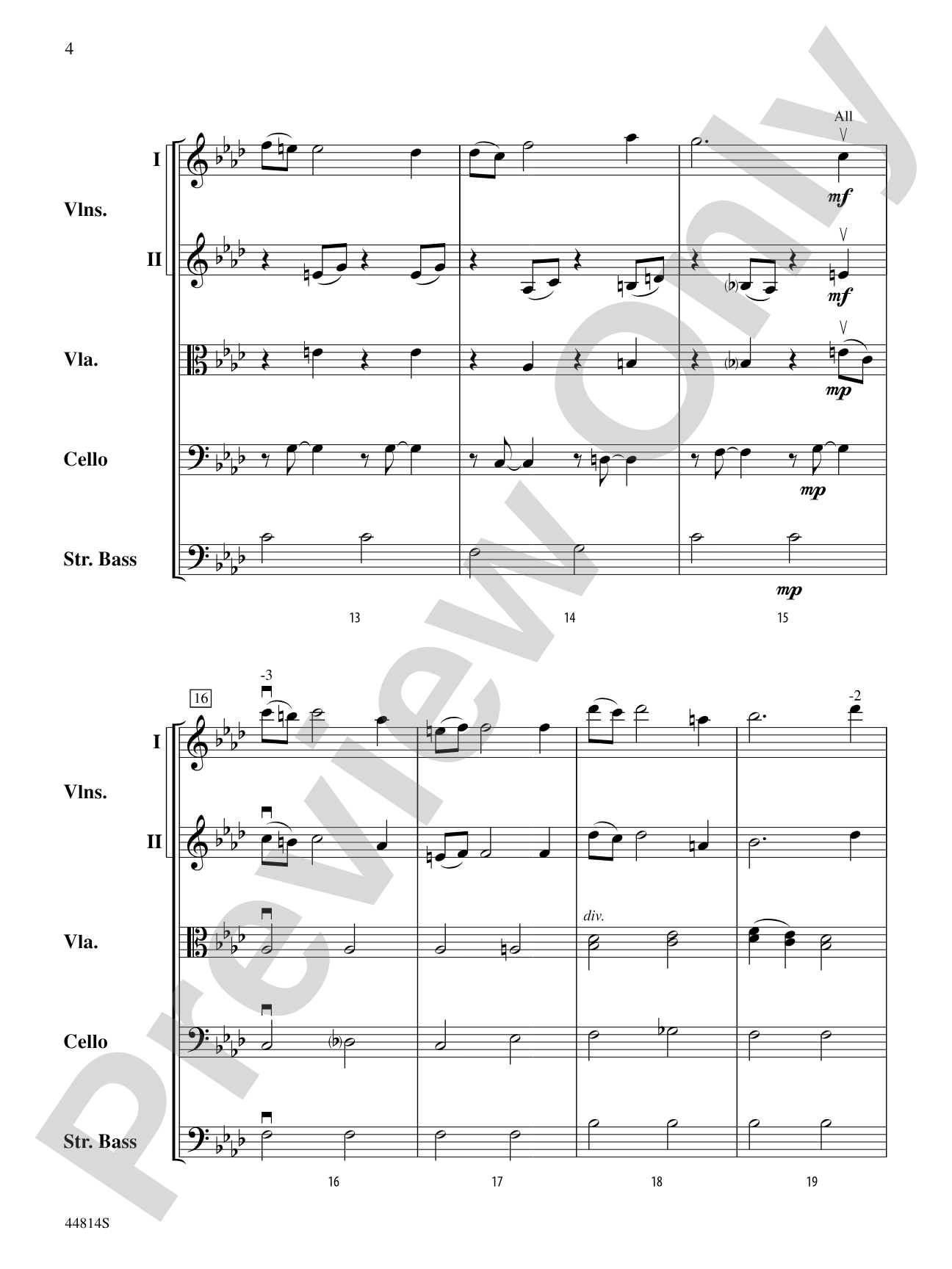 Transylvanian Lullaby: String Orchestra Conductor Score & Parts
