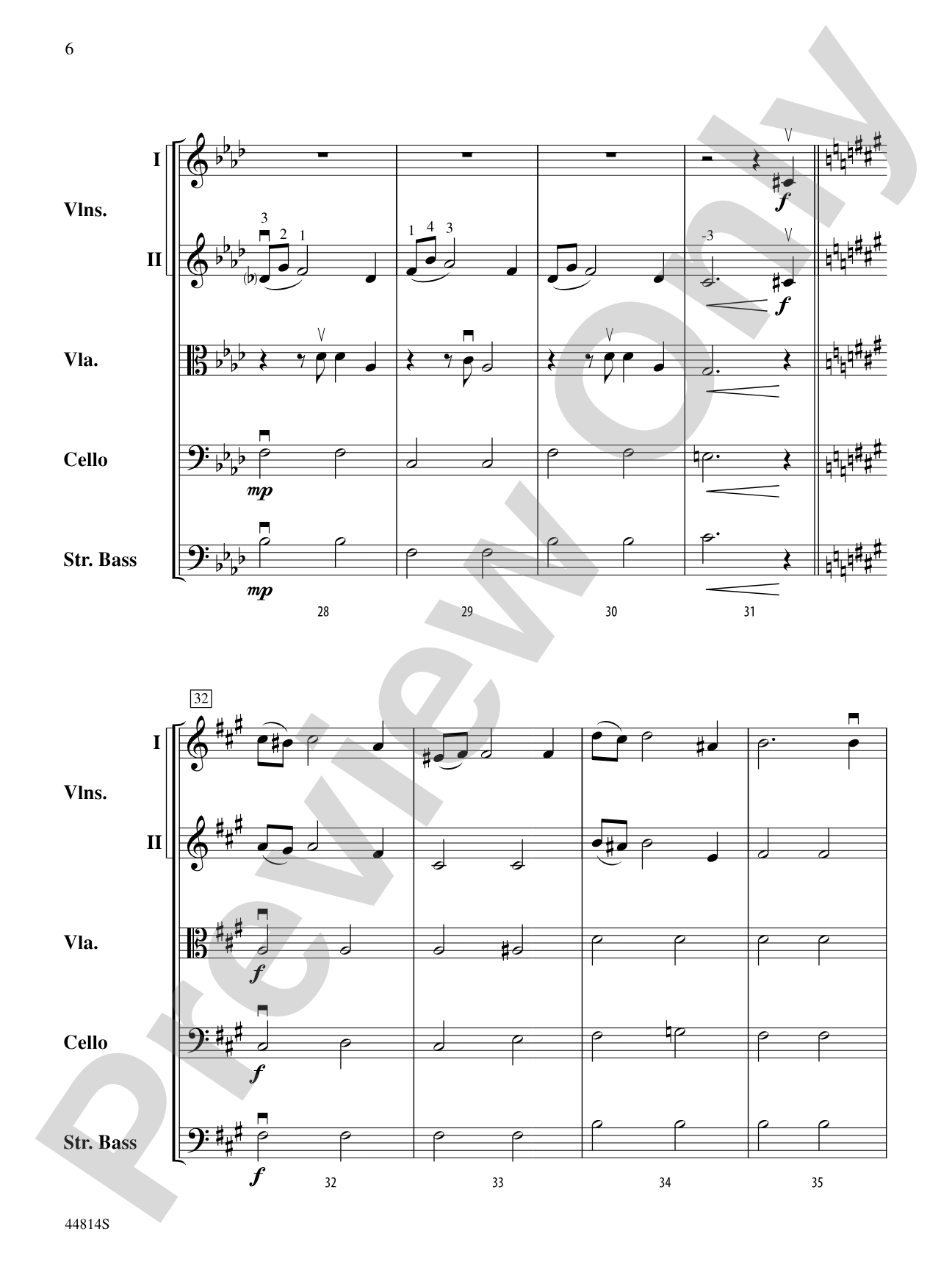 Transylvanian Lullaby: String Orchestra Conductor Score & Parts