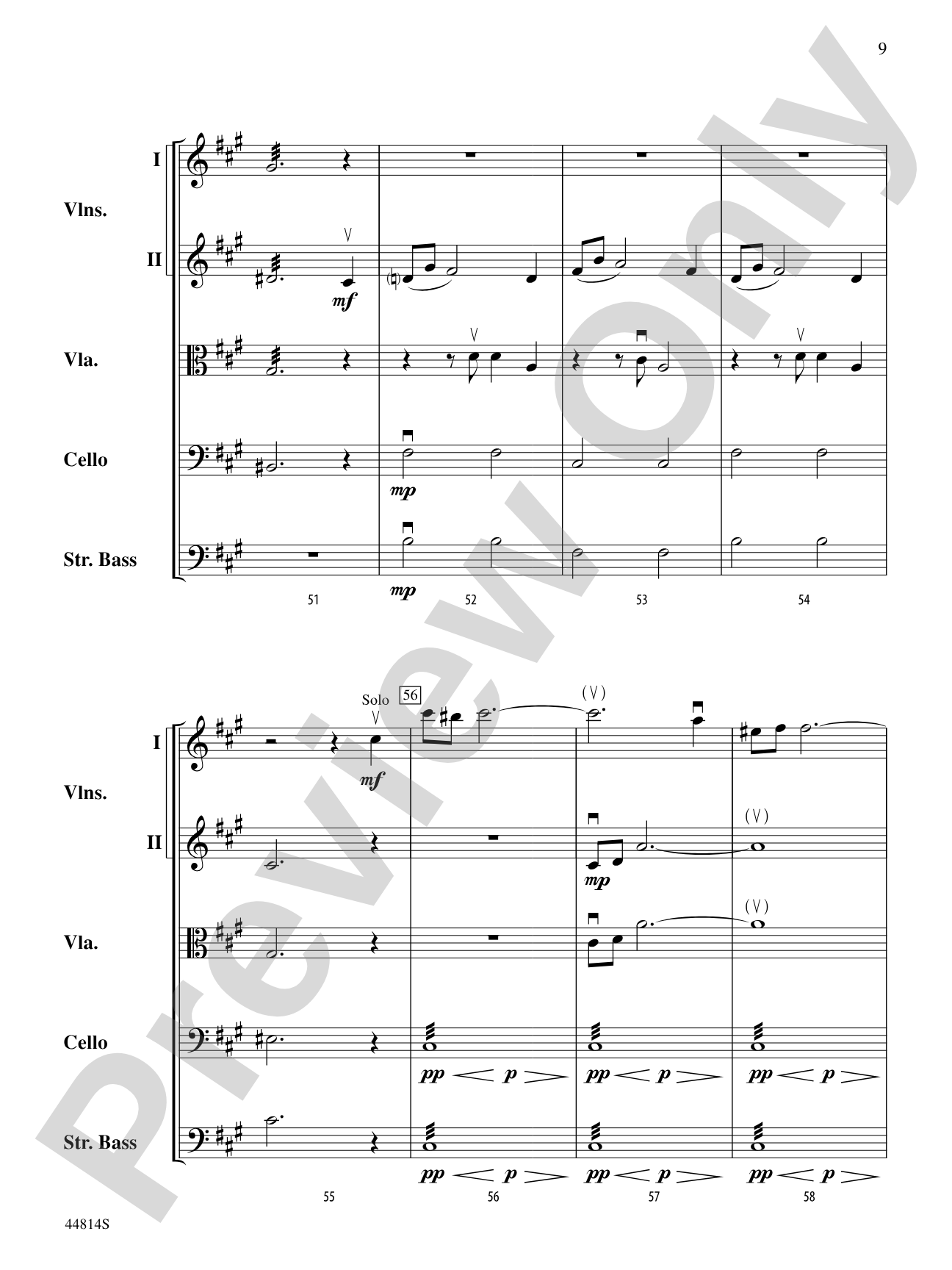 Transylvanian Lullaby: String Orchestra Conductor Score & Parts