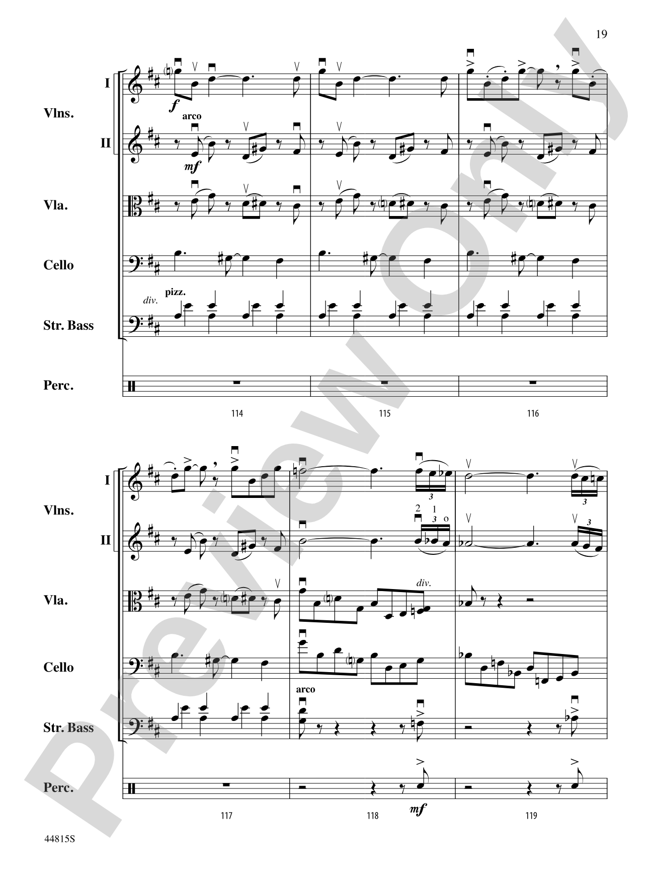 An American in Paris, Highlights from: String Orchestra Conductor Score & Parts