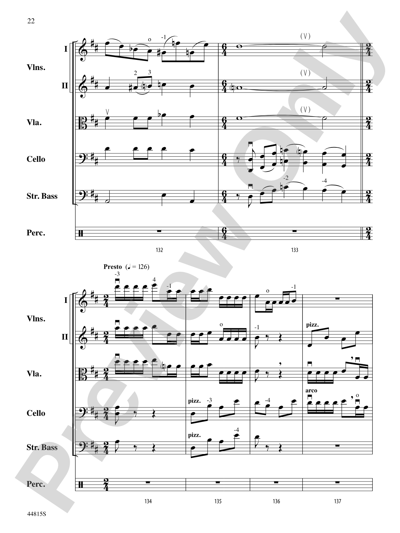 An American in Paris, Highlights from: String Orchestra Conductor Score & Parts