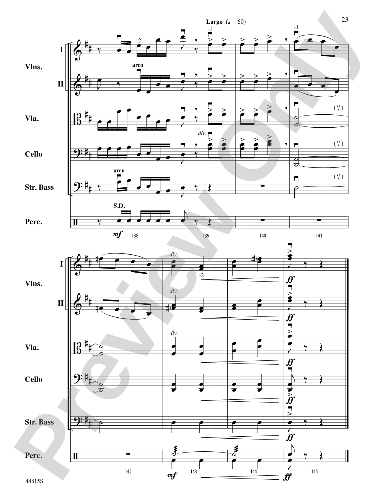 An American in Paris, Highlights from: String Orchestra Conductor Score & Parts