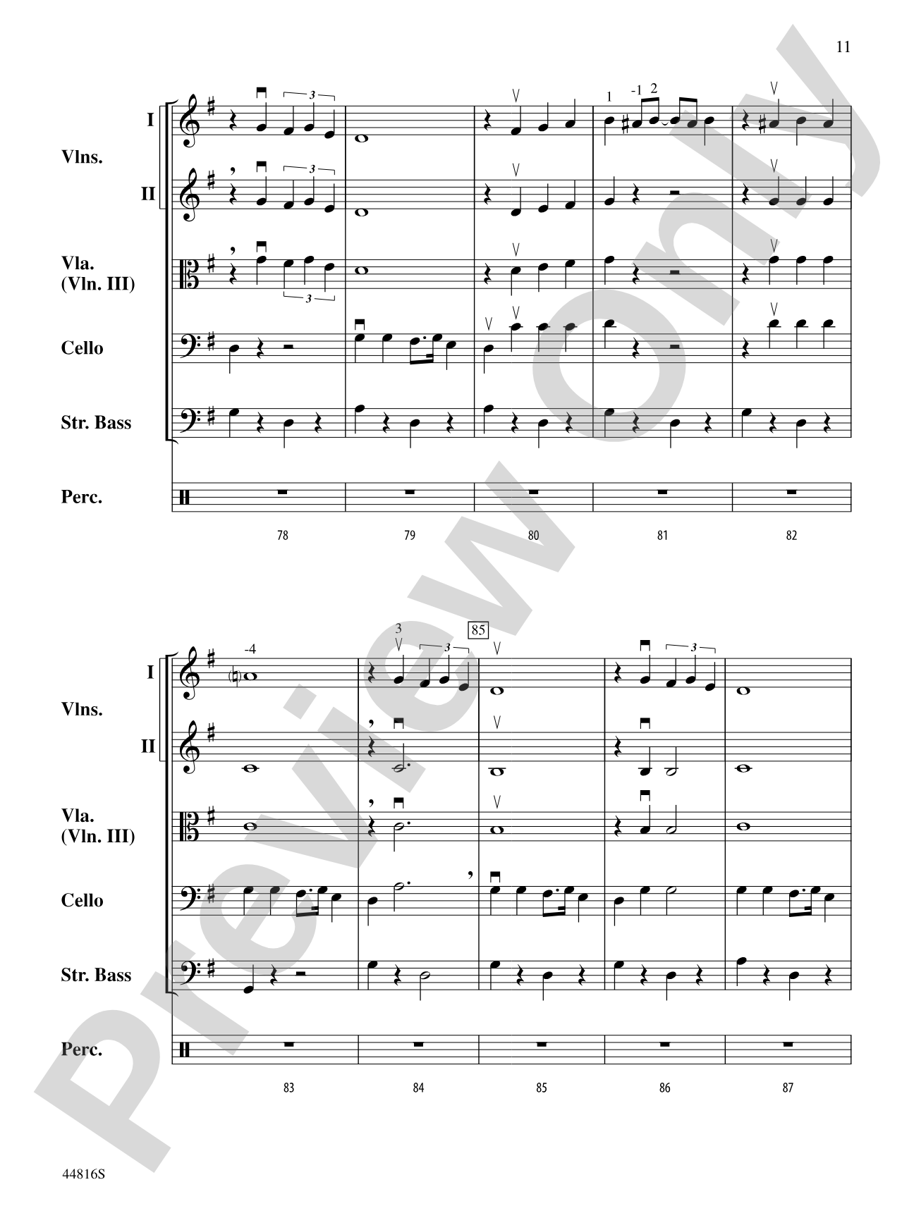 American Triple Crown: String Orchestra Conductor Score & Parts