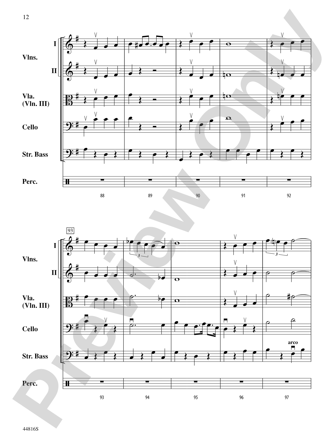 American Triple Crown: String Orchestra Conductor Score & Parts