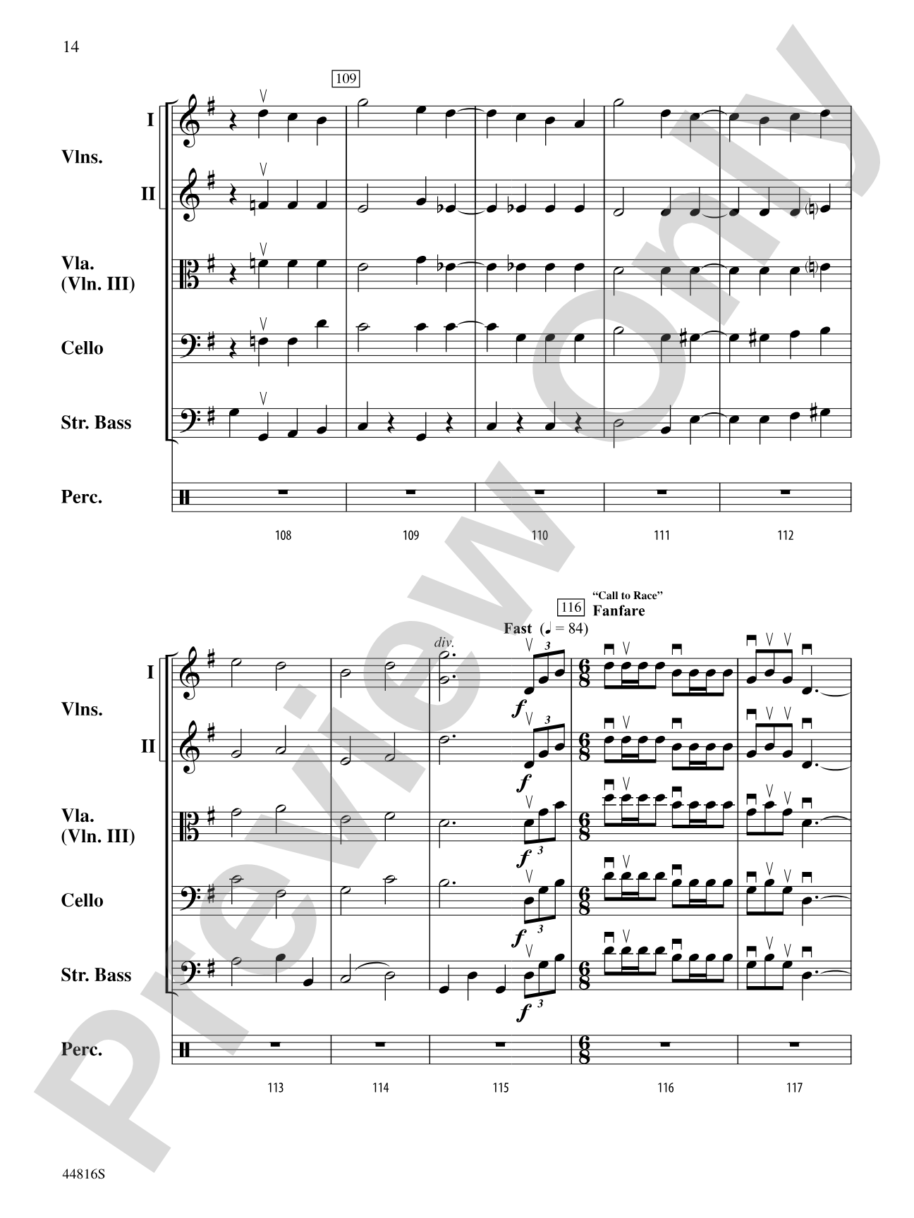 American Triple Crown: String Orchestra Conductor Score & Parts