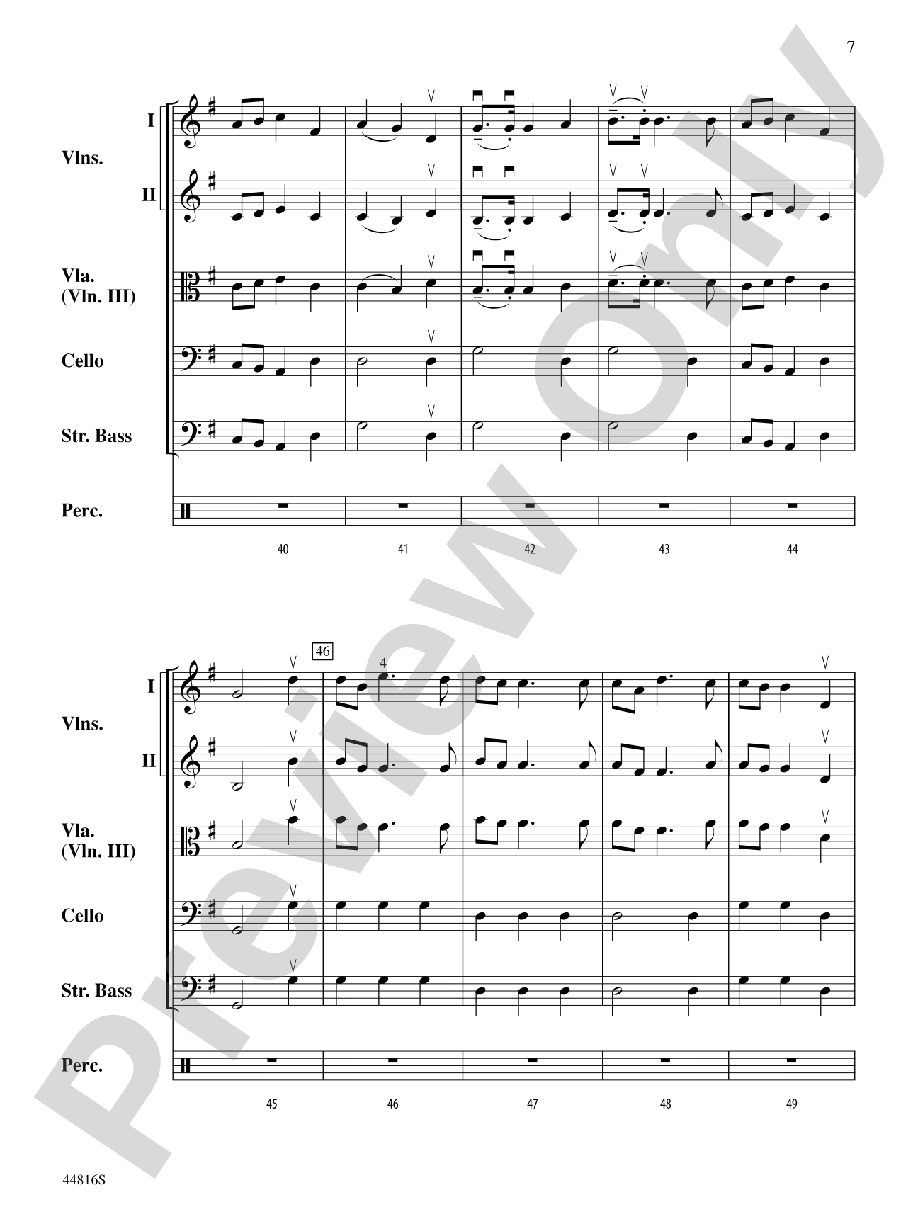 American Triple Crown: String Orchestra Conductor Score & Parts
