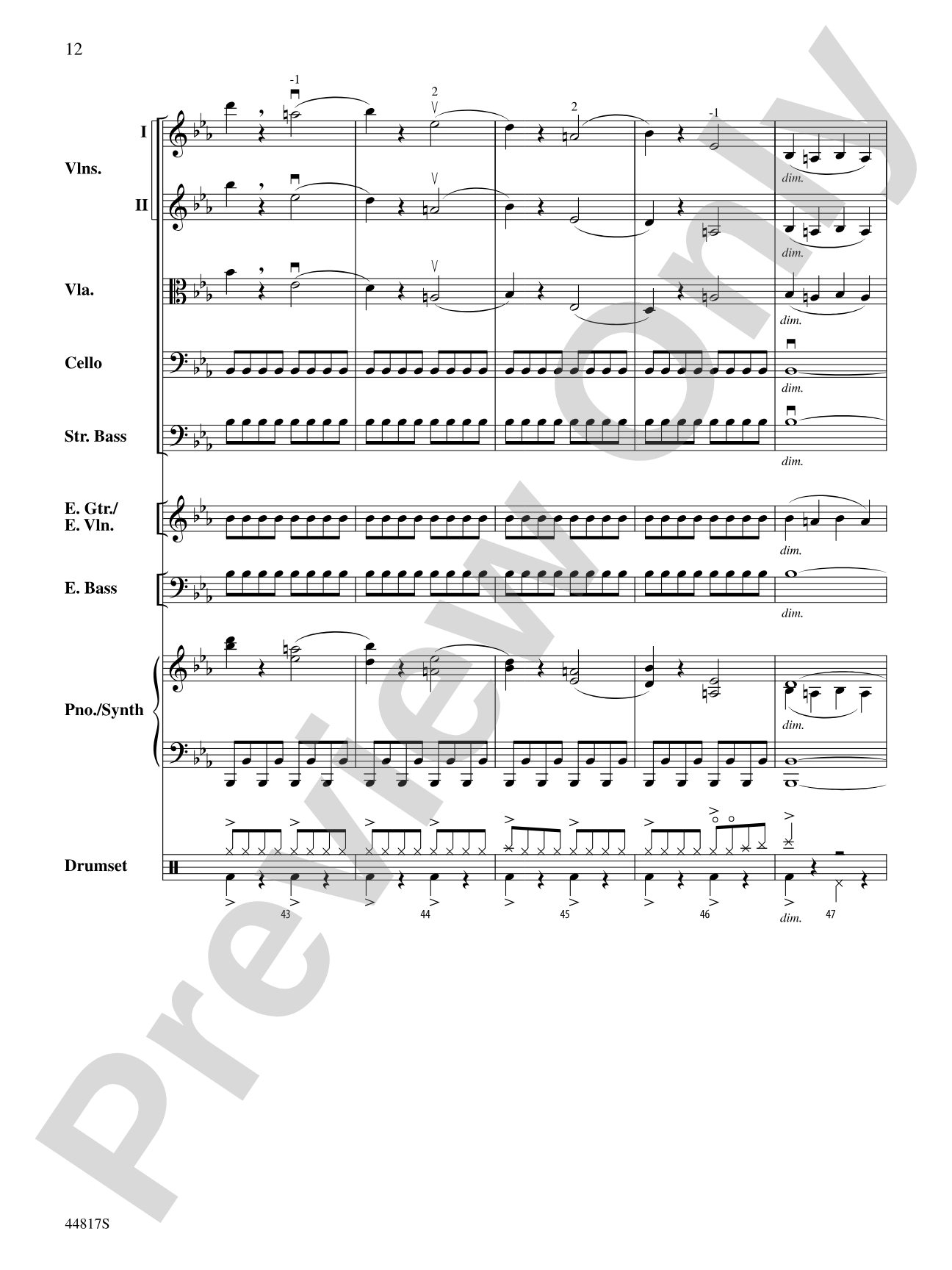 Overture: String Orchestra Conductor Score & Parts