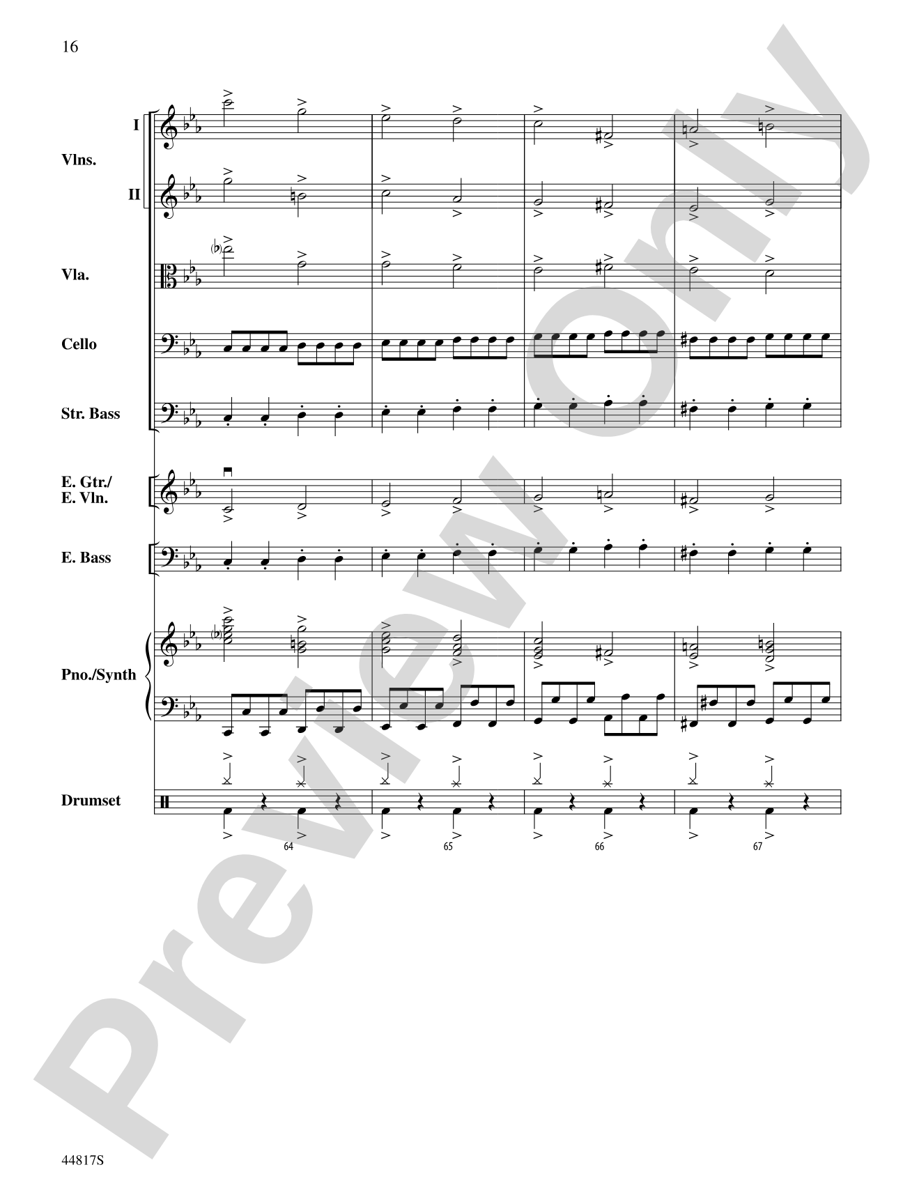 Overture: String Orchestra Conductor Score & Parts