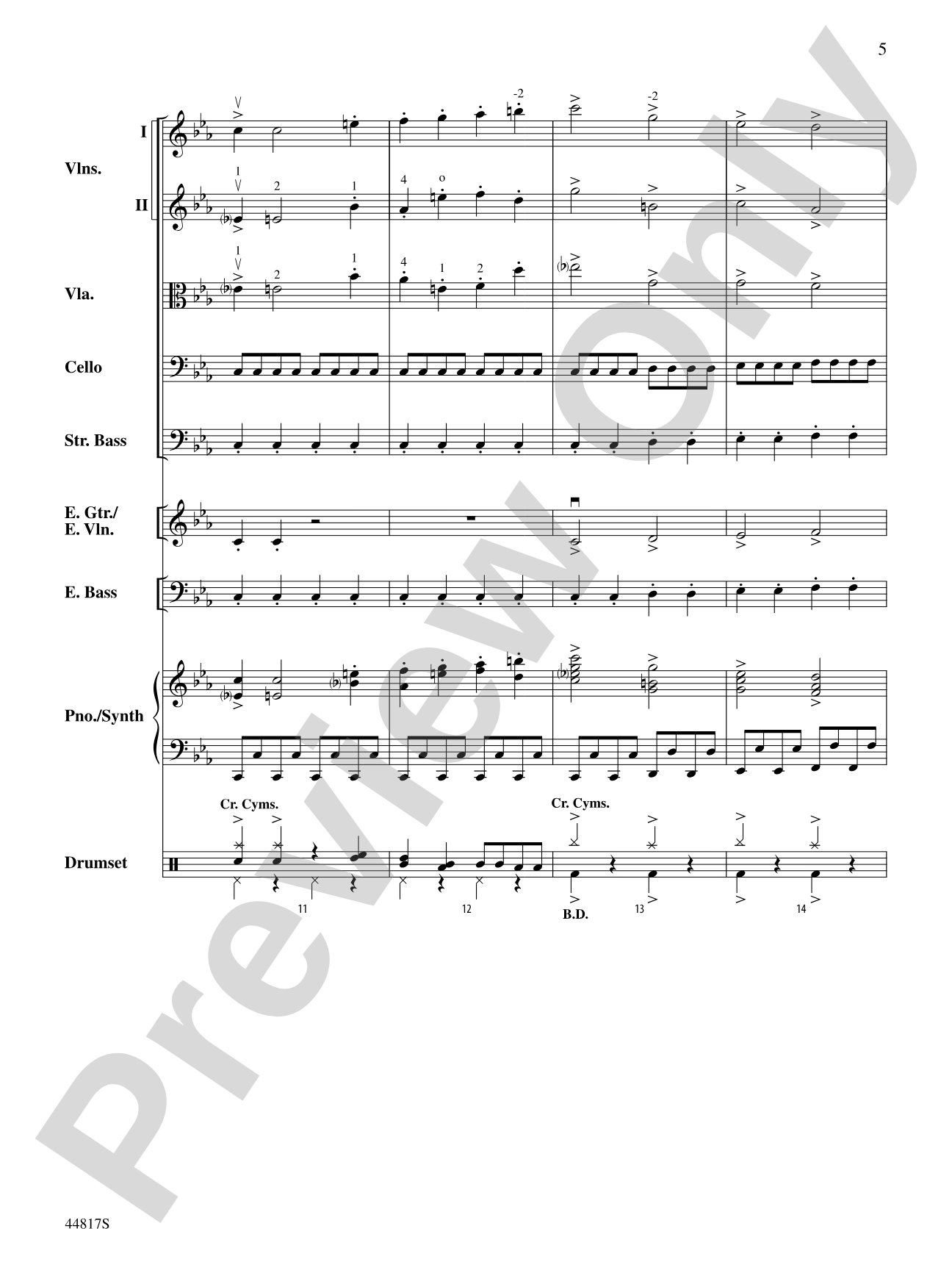 Overture: String Orchestra Conductor Score & Parts