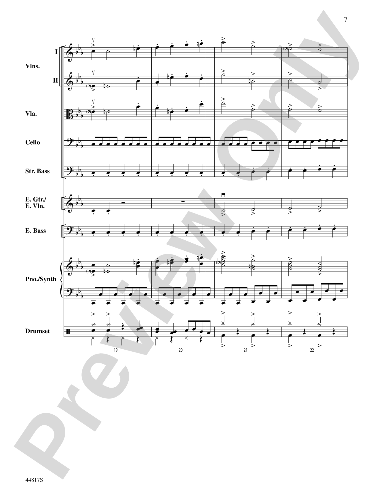 Overture: String Orchestra Conductor Score & Parts