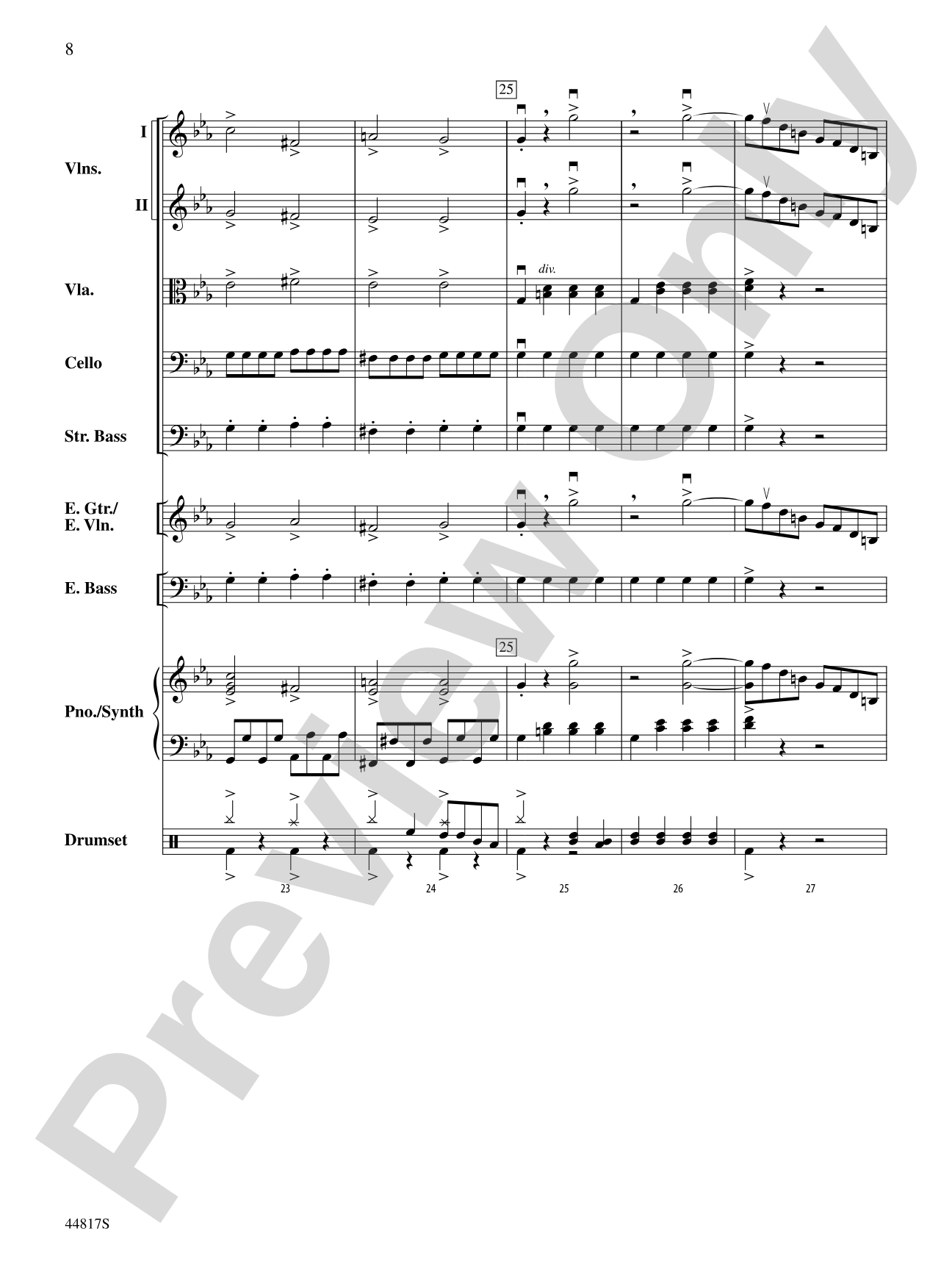 Overture: String Orchestra Conductor Score & Parts