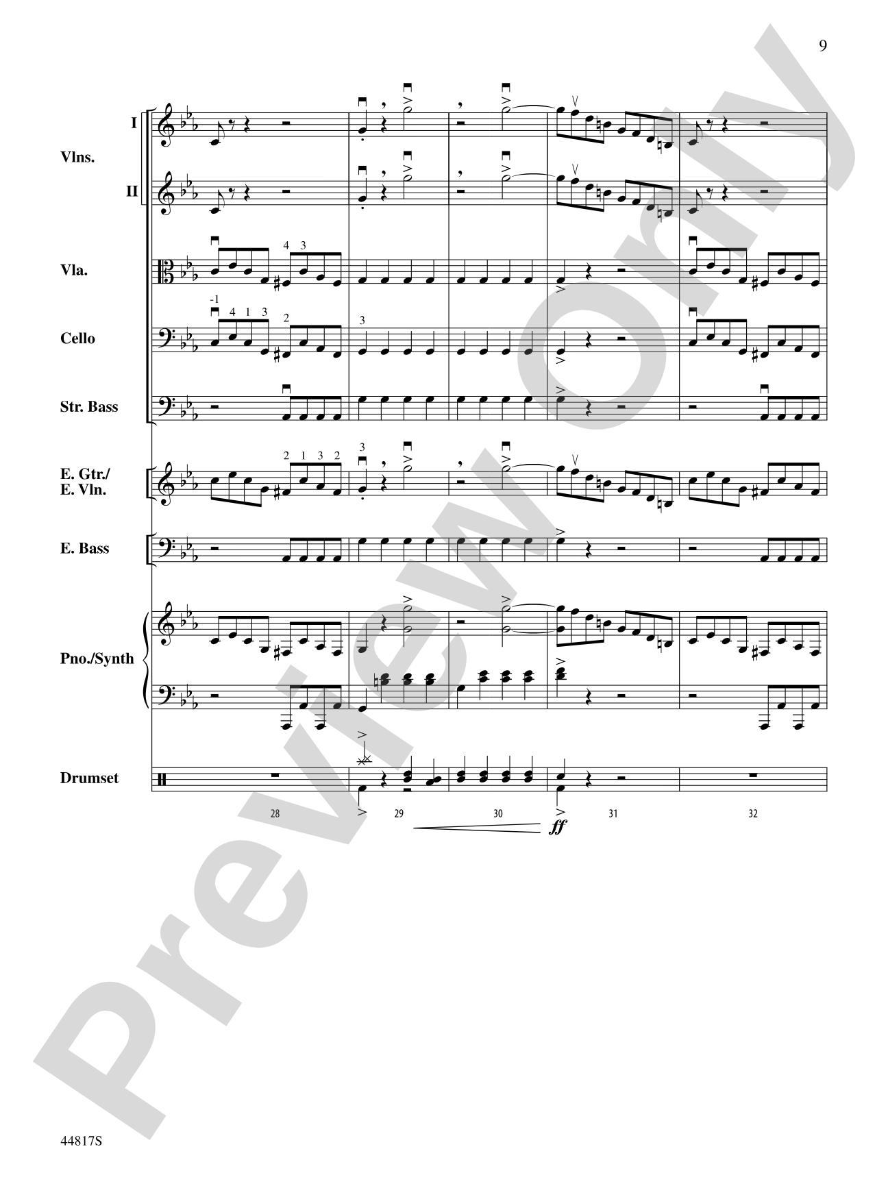 Overture: String Orchestra Conductor Score & Parts