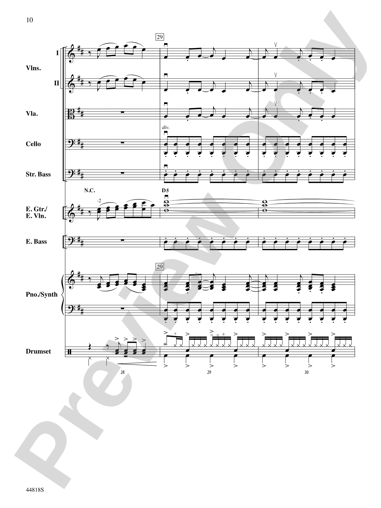 Appalachian Snowfall: Score