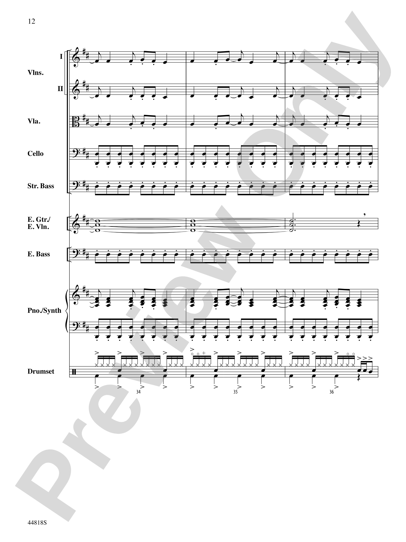 Appalachian Snowfall: Score