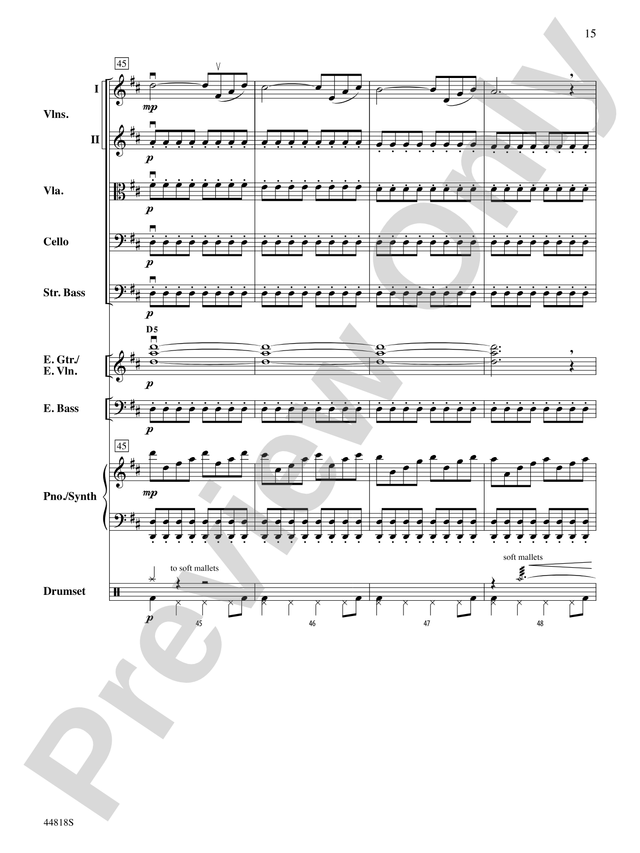 Appalachian Snowfall: Score