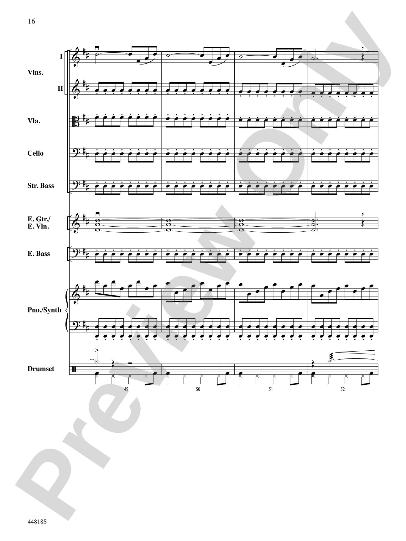 Appalachian Snowfall: Score
