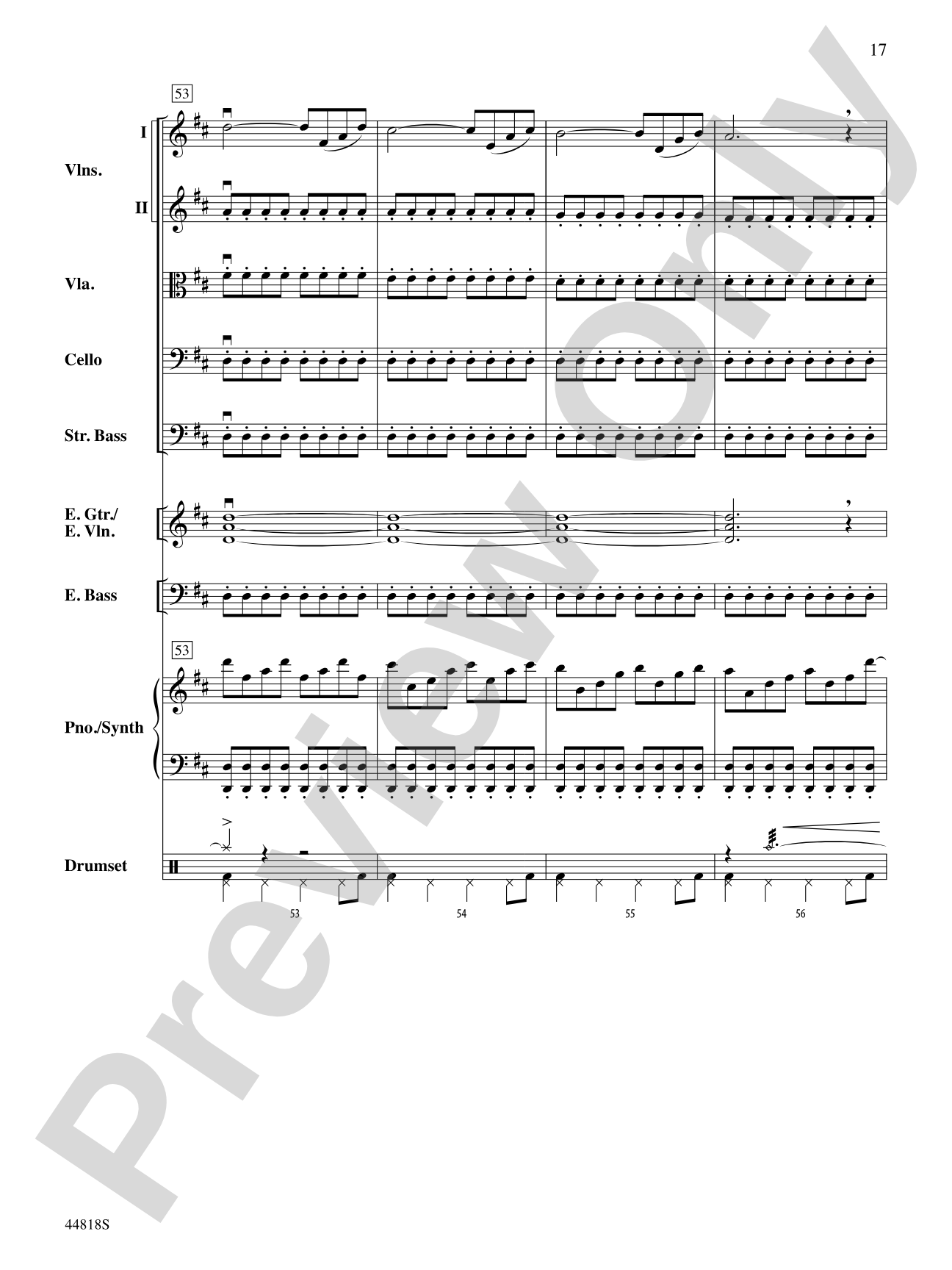 Appalachian Snowfall: Score