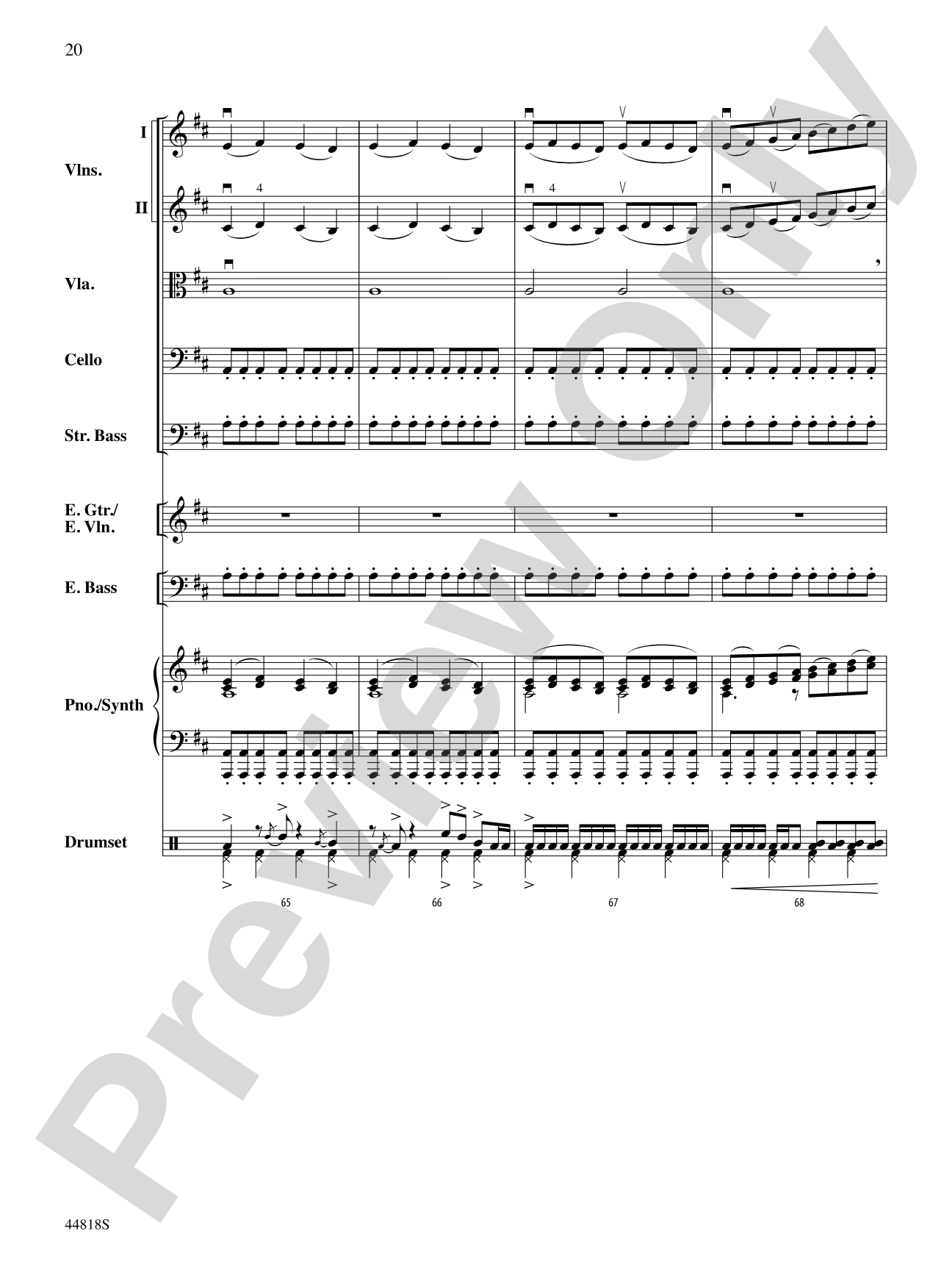 Appalachian Snowfall: Score
