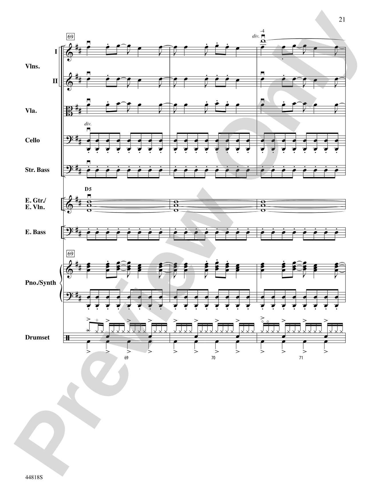 Appalachian Snowfall: Score