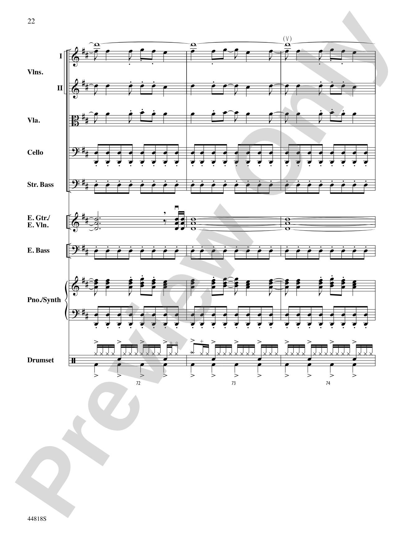 Appalachian Snowfall: Score