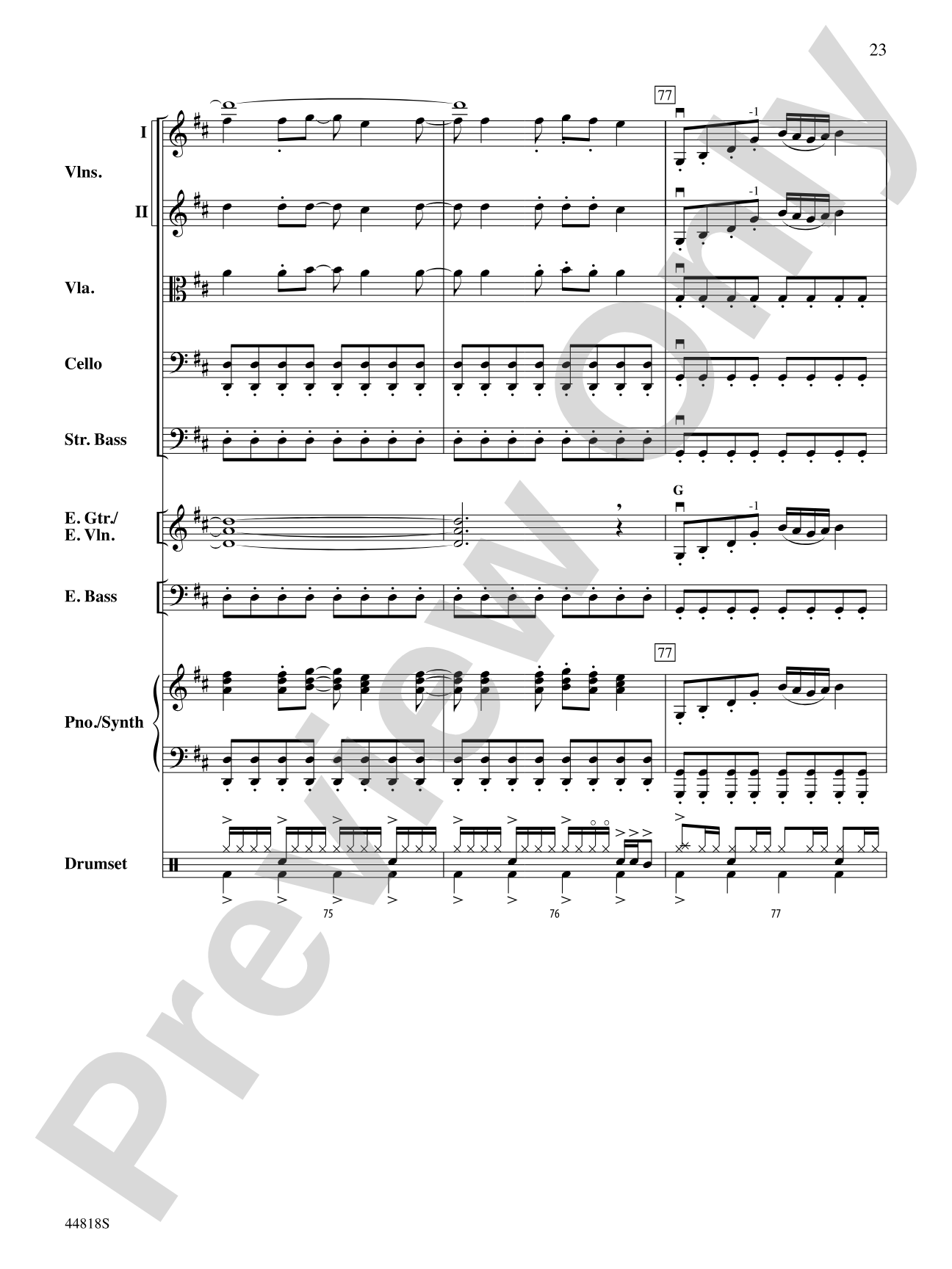 Appalachian Snowfall: Score