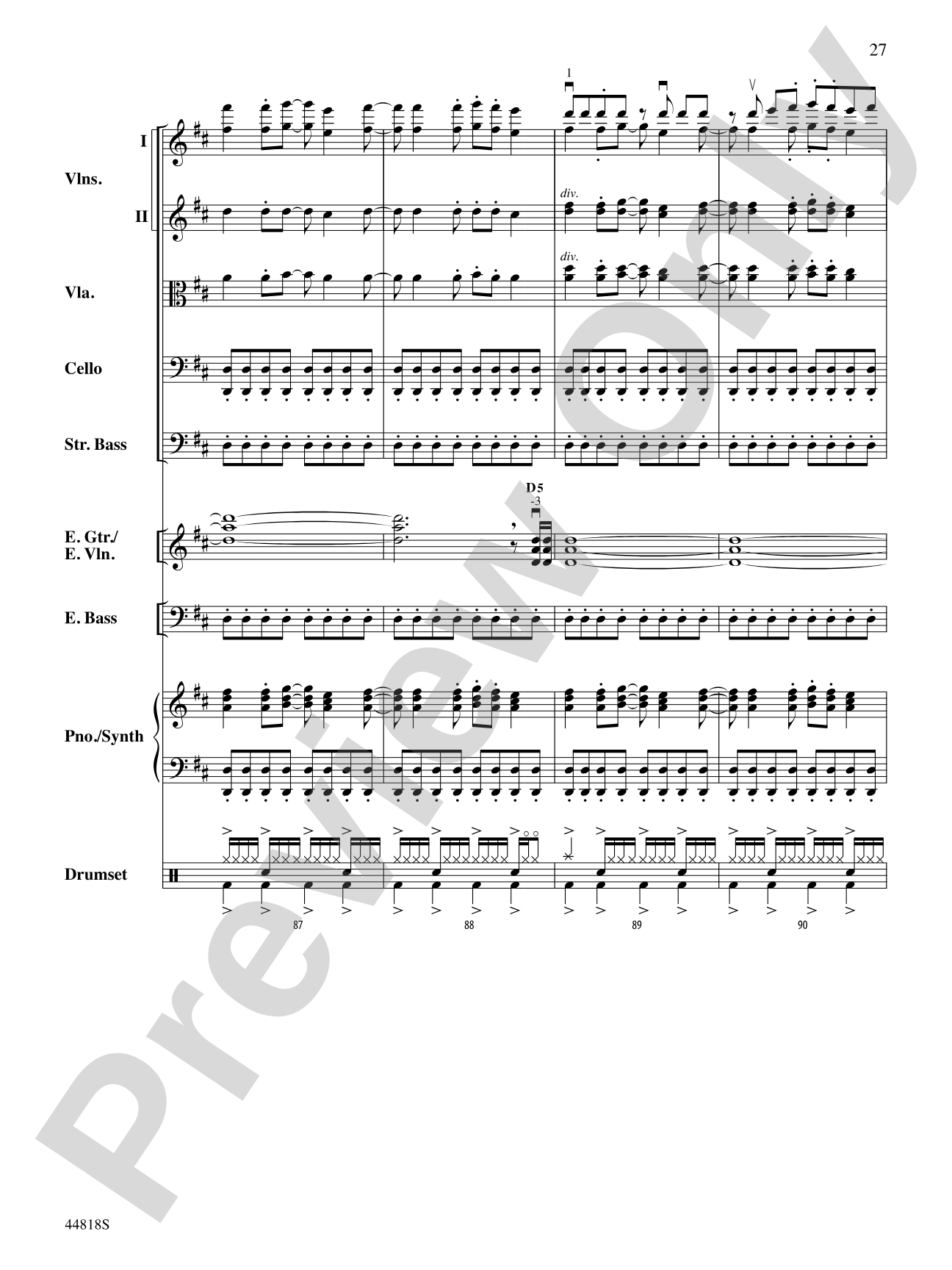 Appalachian Snowfall: Score
