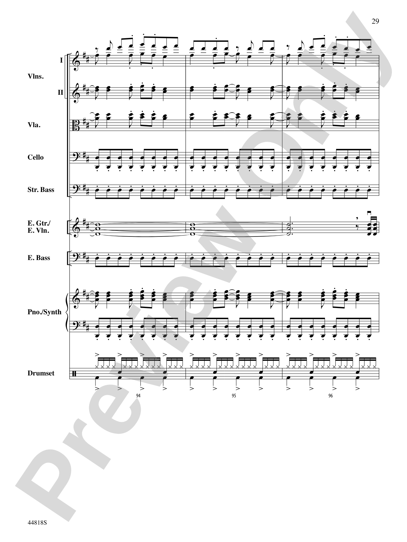 Appalachian Snowfall: Score