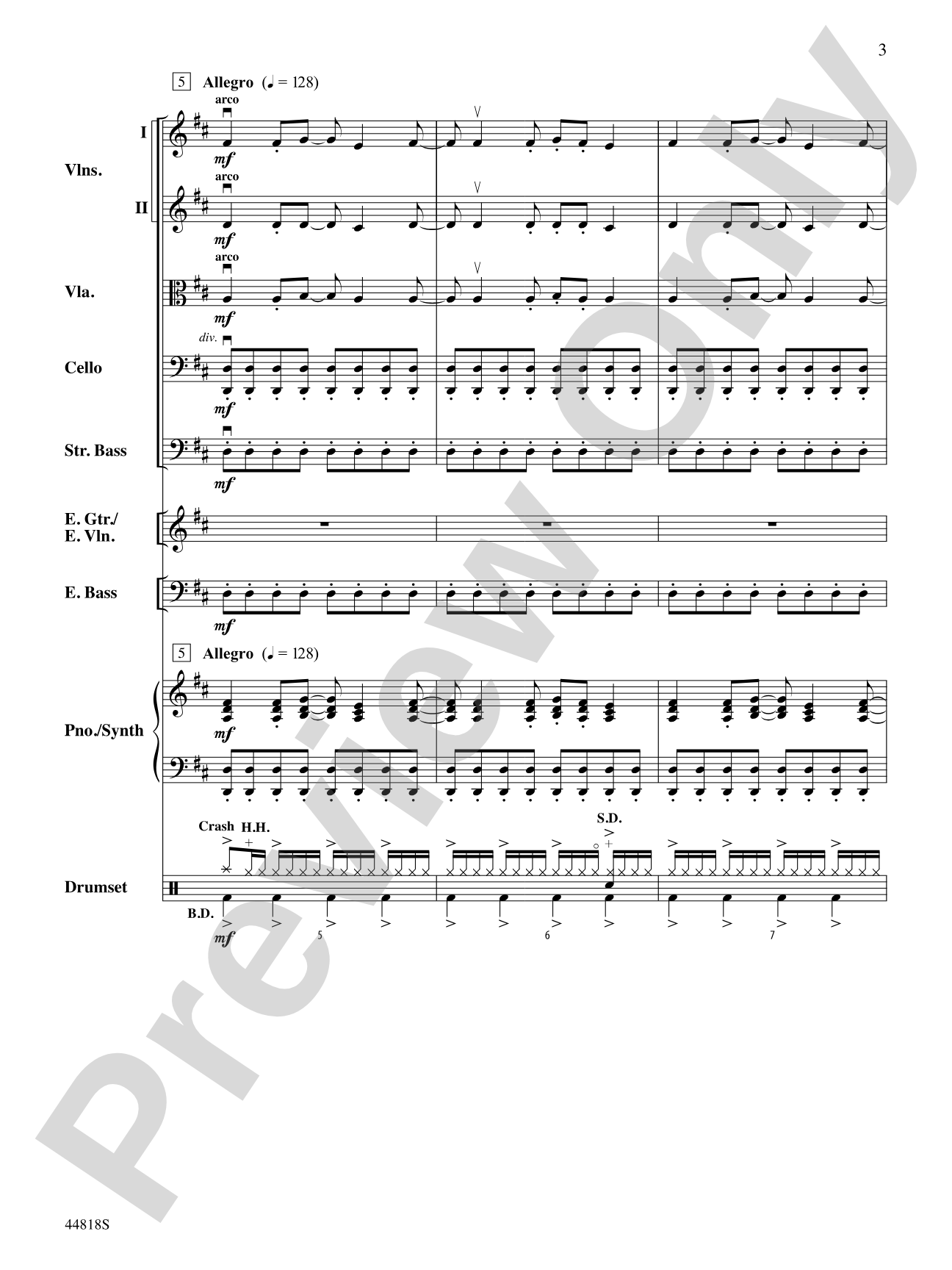 Appalachian Snowfall: Score