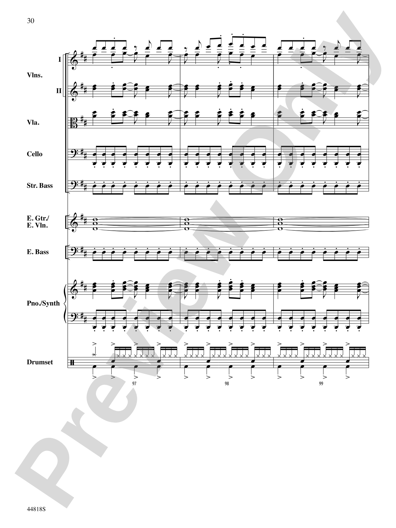 Appalachian Snowfall: Score