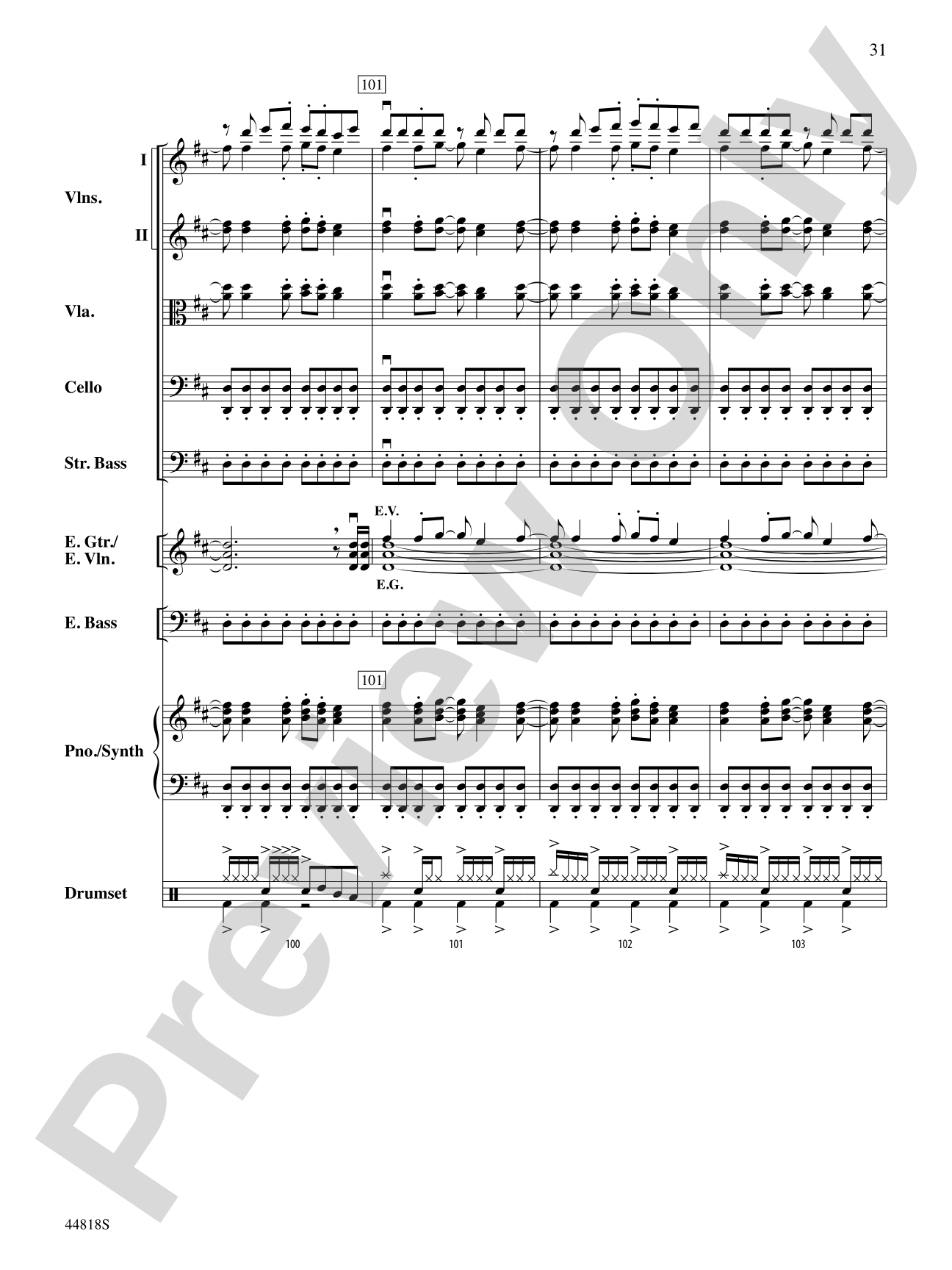 Appalachian Snowfall: Score