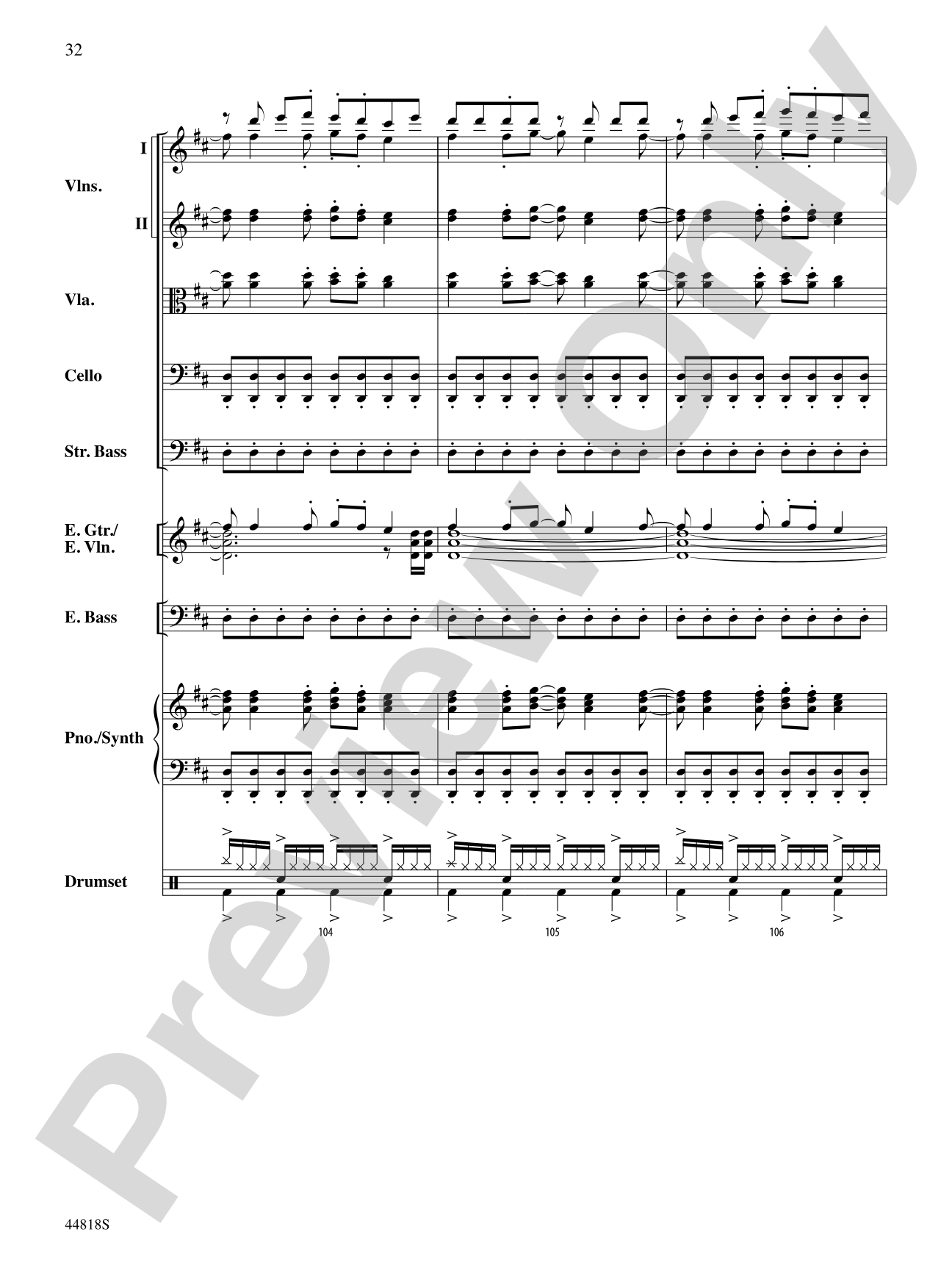 Appalachian Snowfall: Score