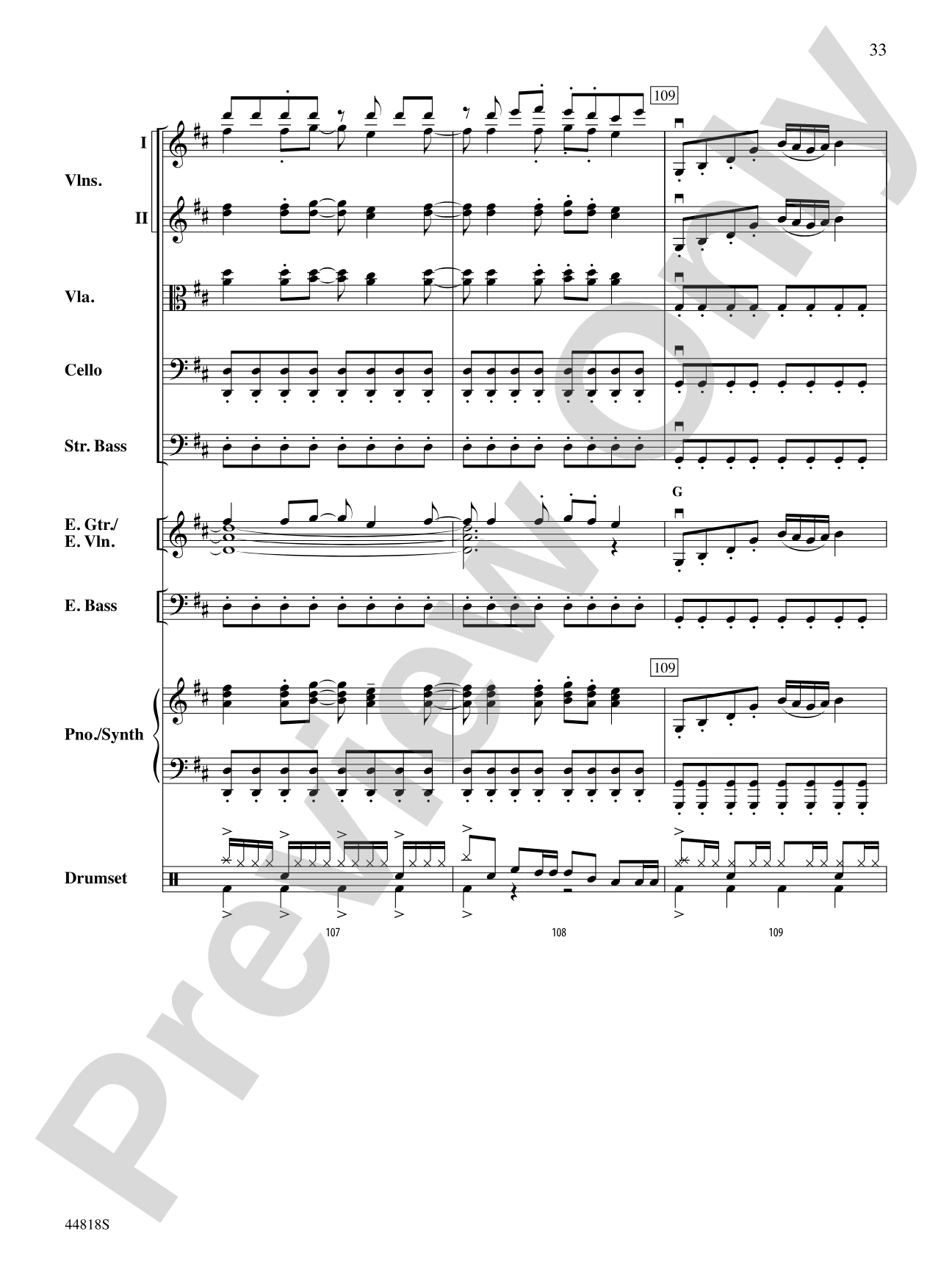 Appalachian Snowfall: Score
